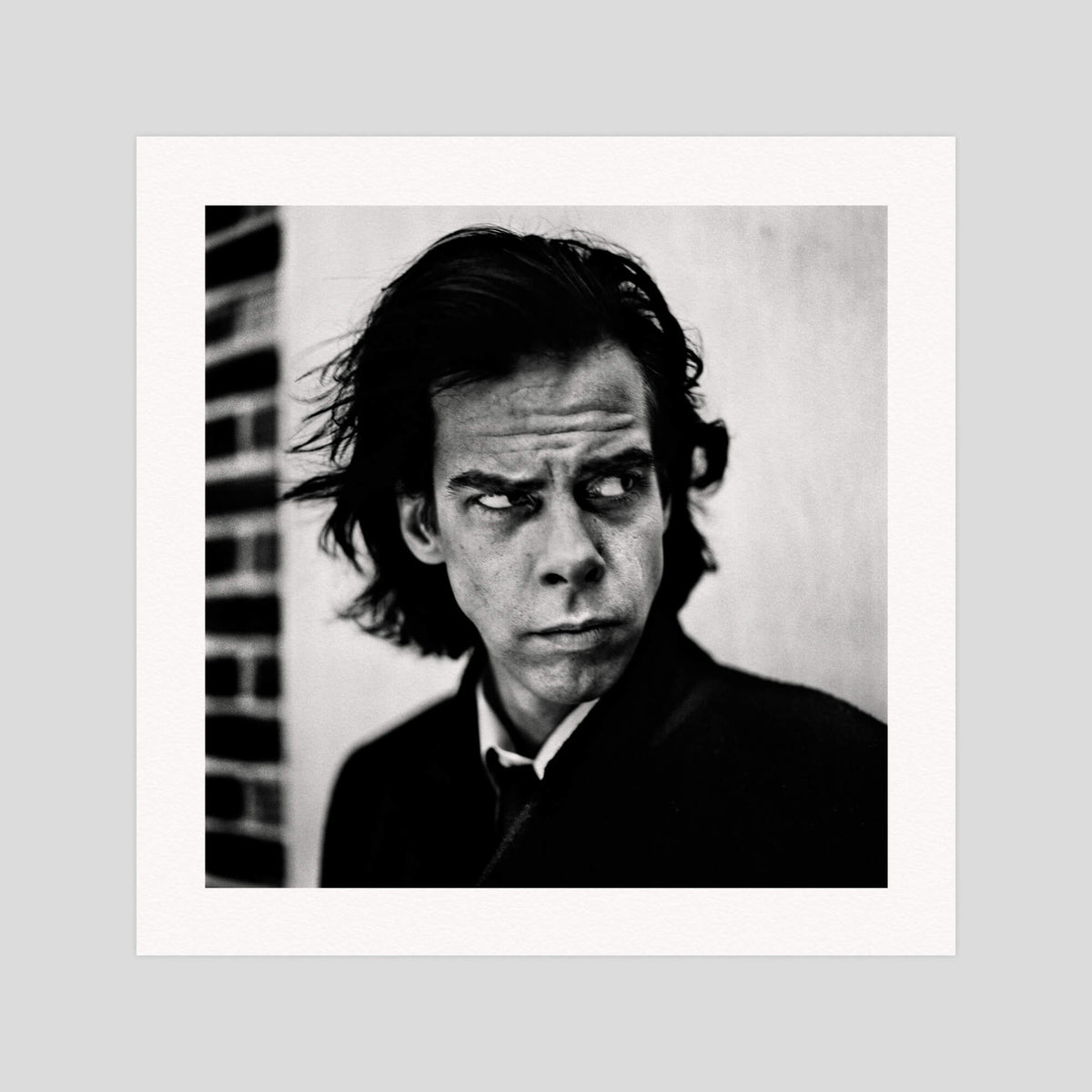 Anton Corbijn Nick Cave gallery quality art print produced using 100% cotton rag textured art paper and pigment based archival inks in New Zealand.