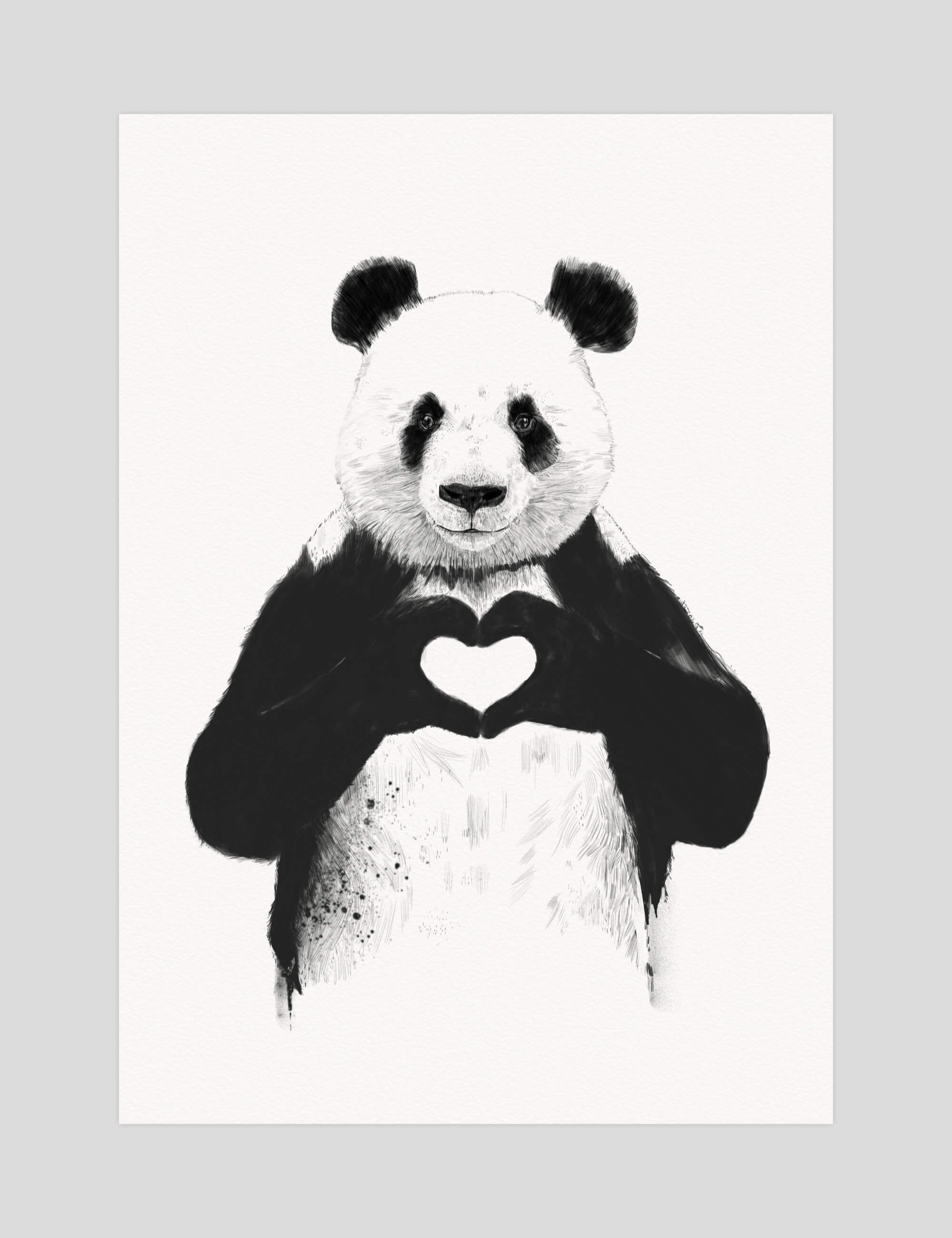 Balazs Solti All You Need Is Love gallery quality art print produced using 100% cotton rag textured art paper and pigment based archival inks in New Zealand. 