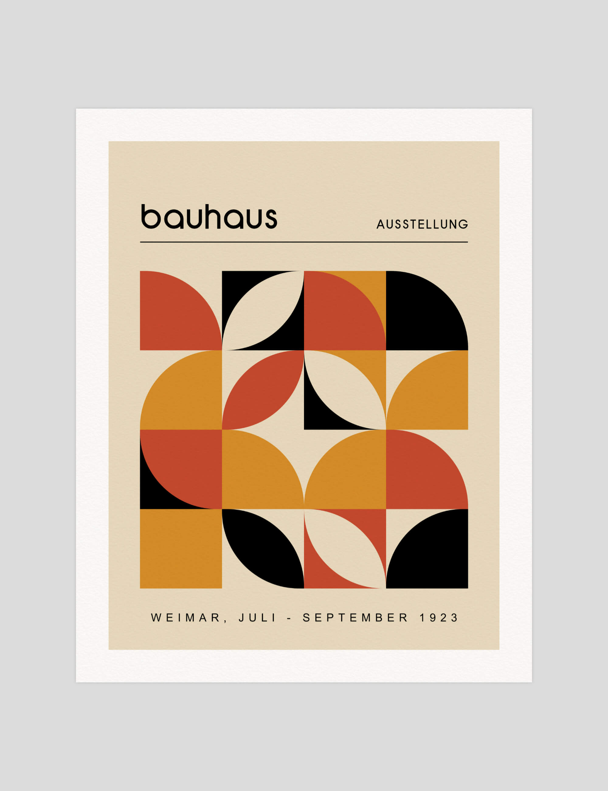 Bauhaus Weimar gallery quality art print produced using 100% cotton rag textured art paper and pigment based archival inks in New Zealand.