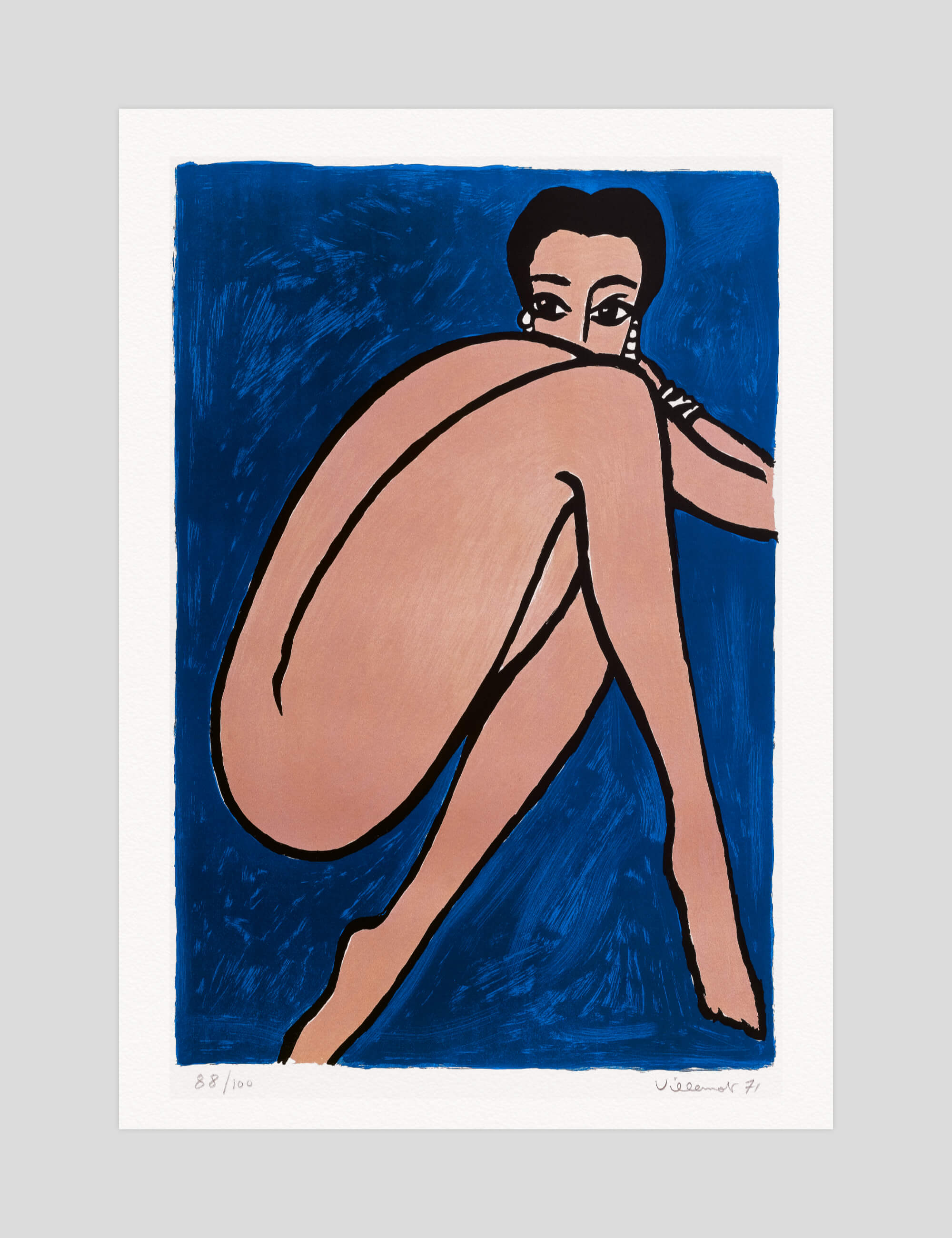 Bernard Villemot Vie Parisienne gallery quality art print produced using 100% cotton rag textured art paper and pigment based archival inks in New Zealand.