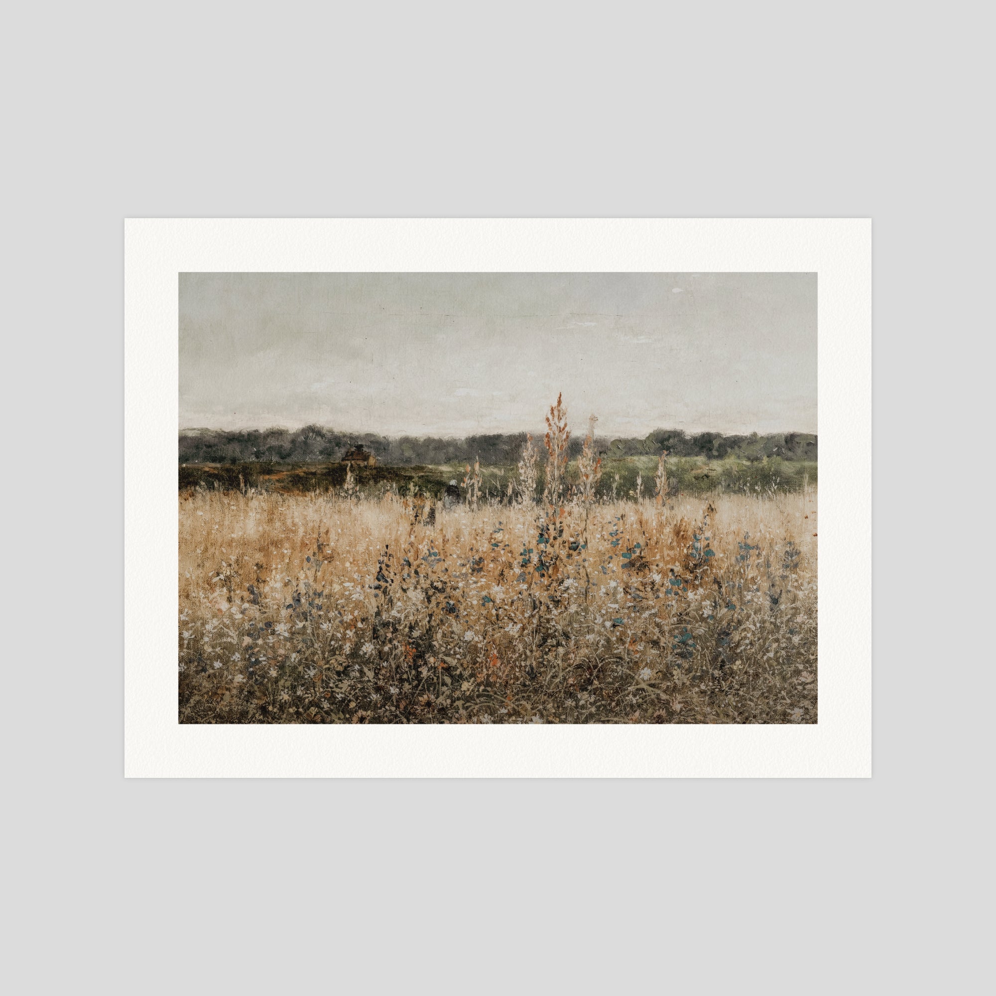 Antoine Chintreuil Blossomed Field gallery quality art print produced using 100% cotton rag textured art paper and pigment based archival inks in New Zealand.