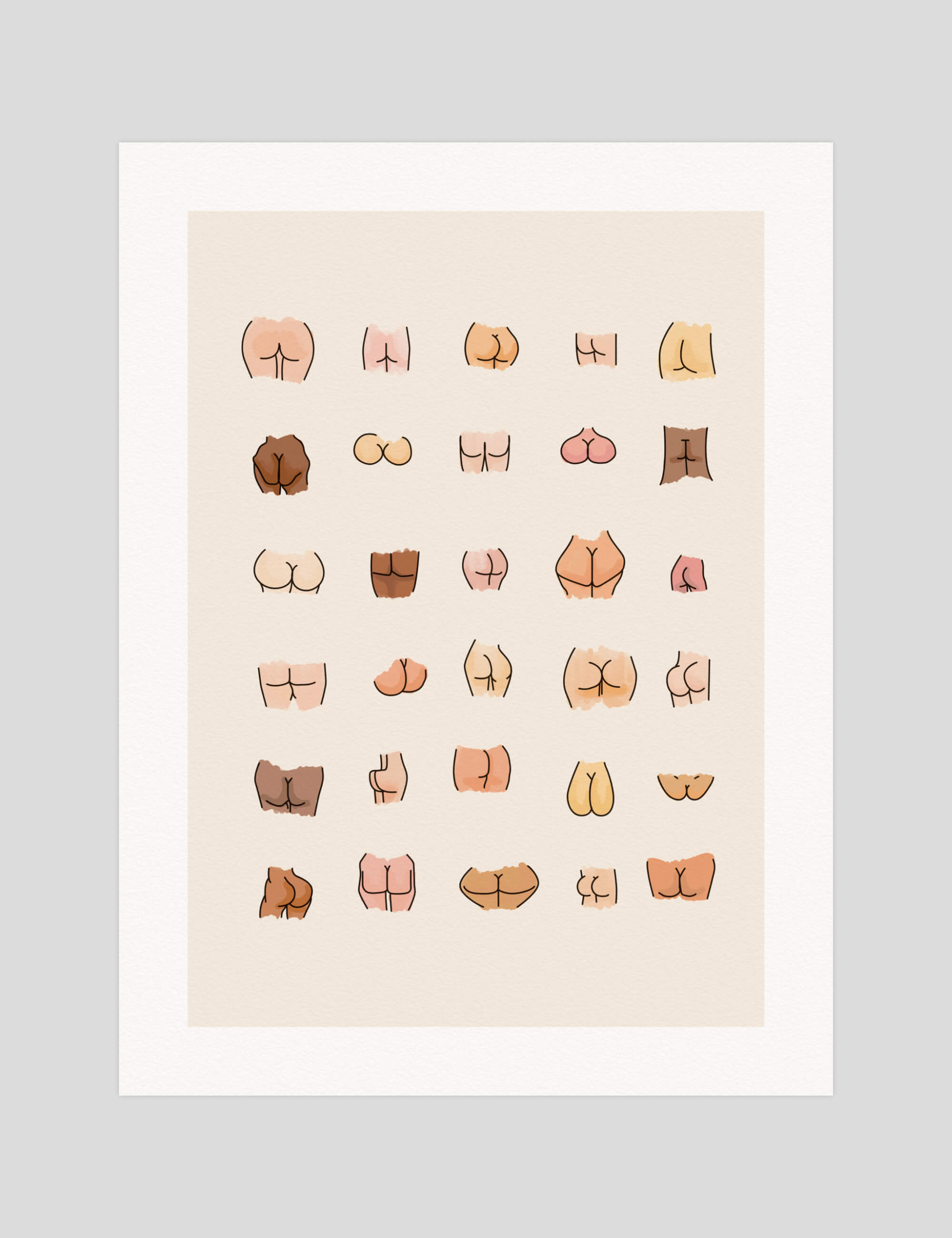 Bums gallery quality art print produced using 100% cotton rag textured art paper and pigment based archival inks in New Zealand.