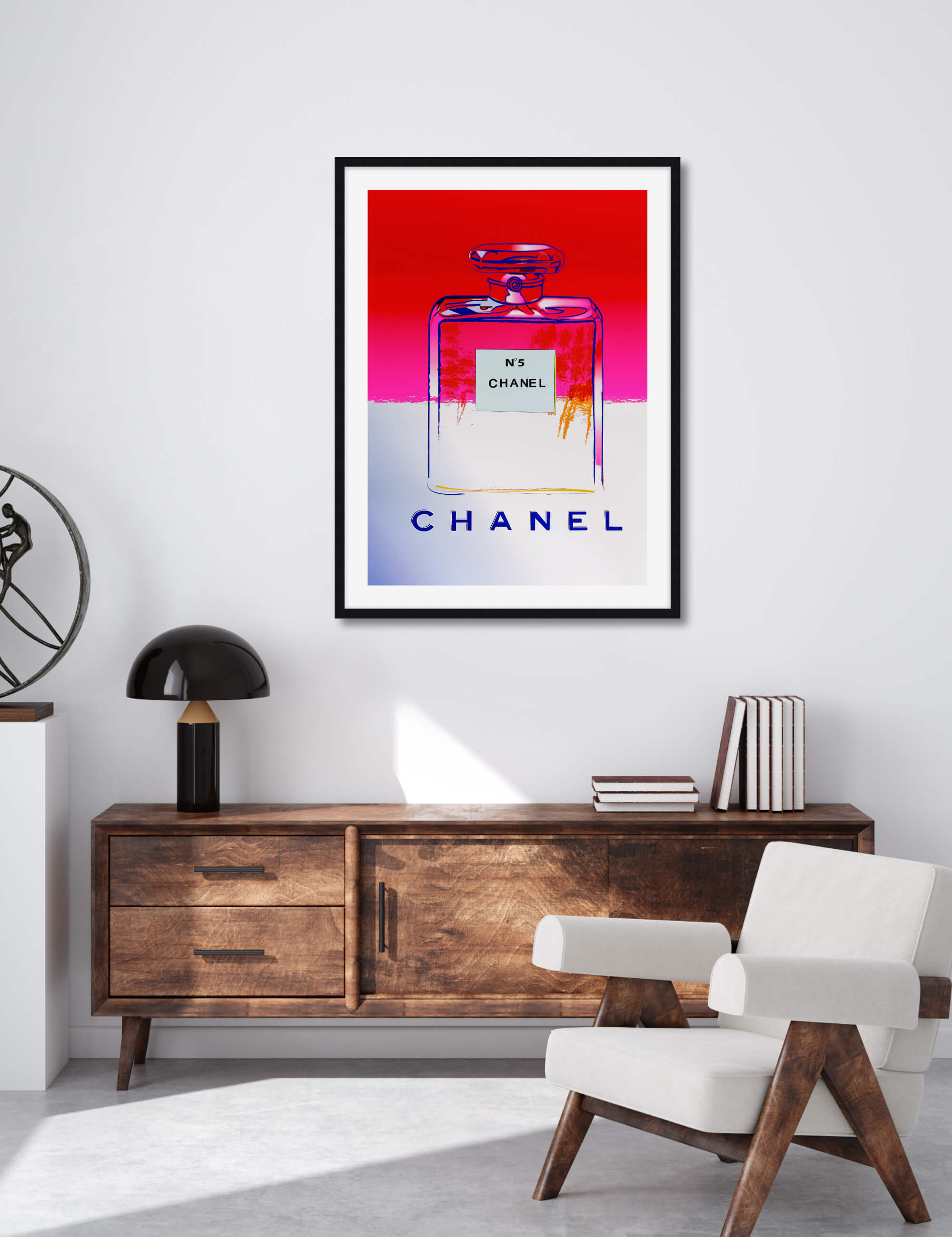 Chanel No.5 Vintage Poster by Andy Warhol