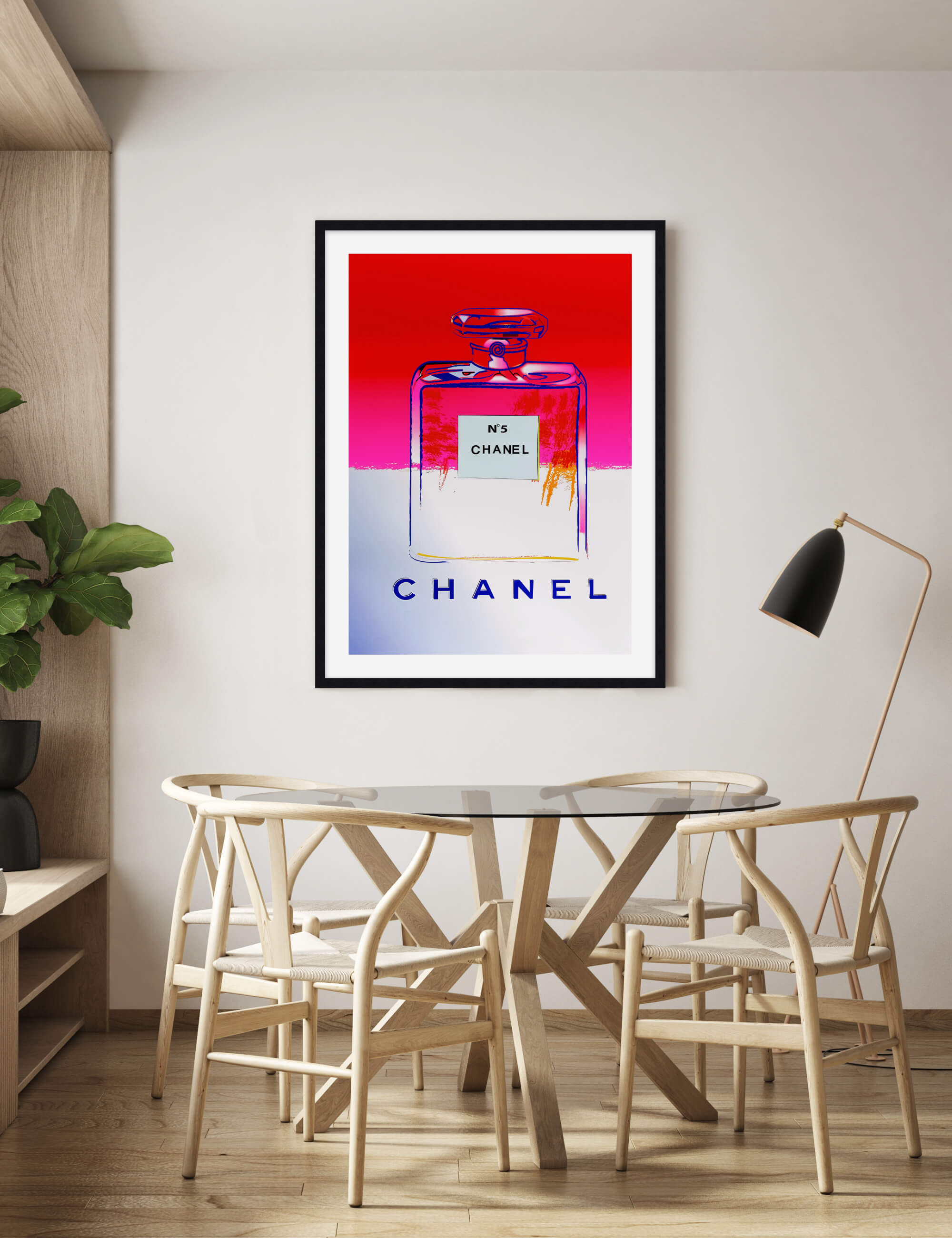 Chanel No.5 Vintage Poster by Andy Warhol