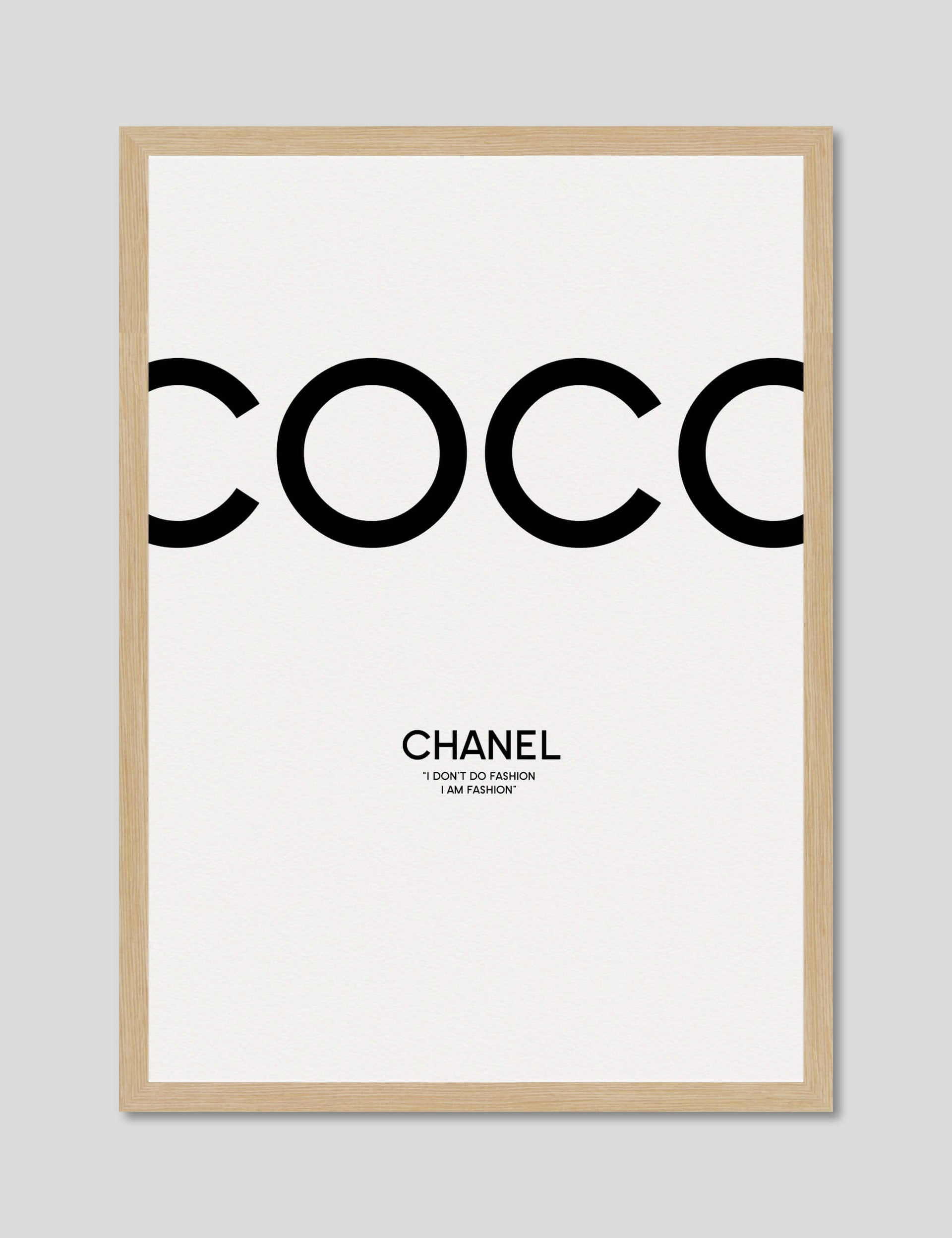 coco chanel pictures framed