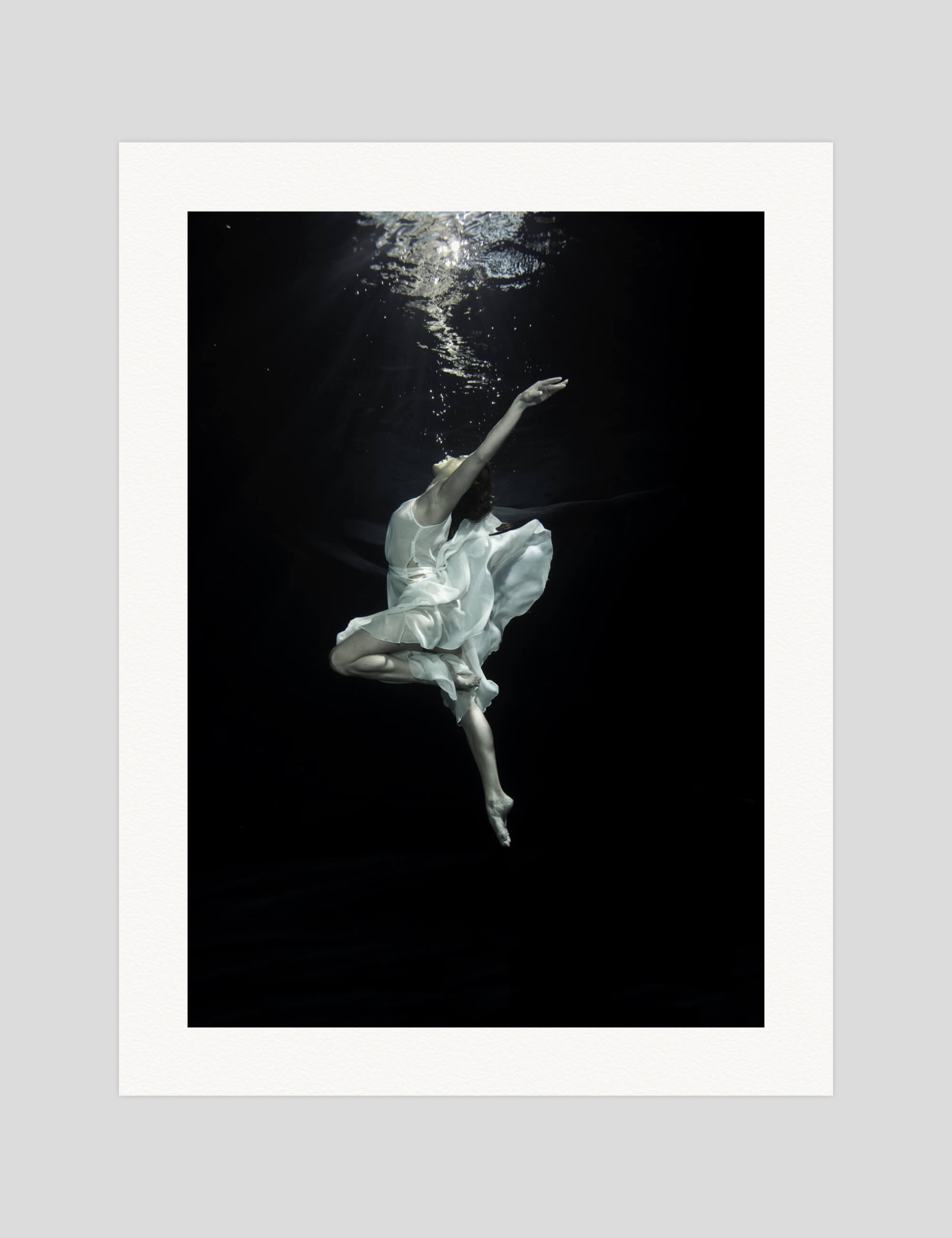 Dancer In The Deep gallery quality art print produced using 100% cotton rag textured art paper and pigment based archival inks in New Zealand.