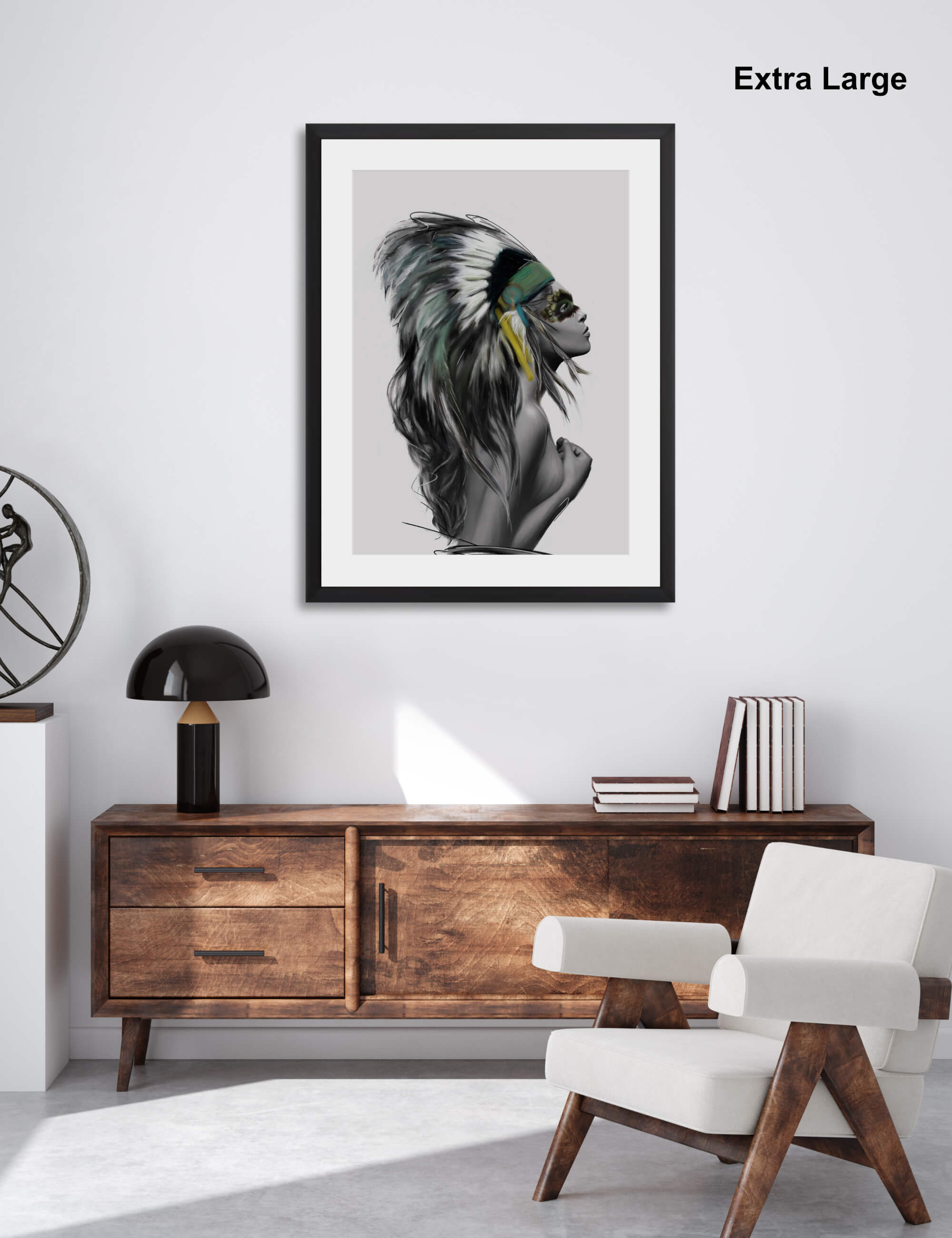 Headdress by Linn Wold Wall Art for Office
