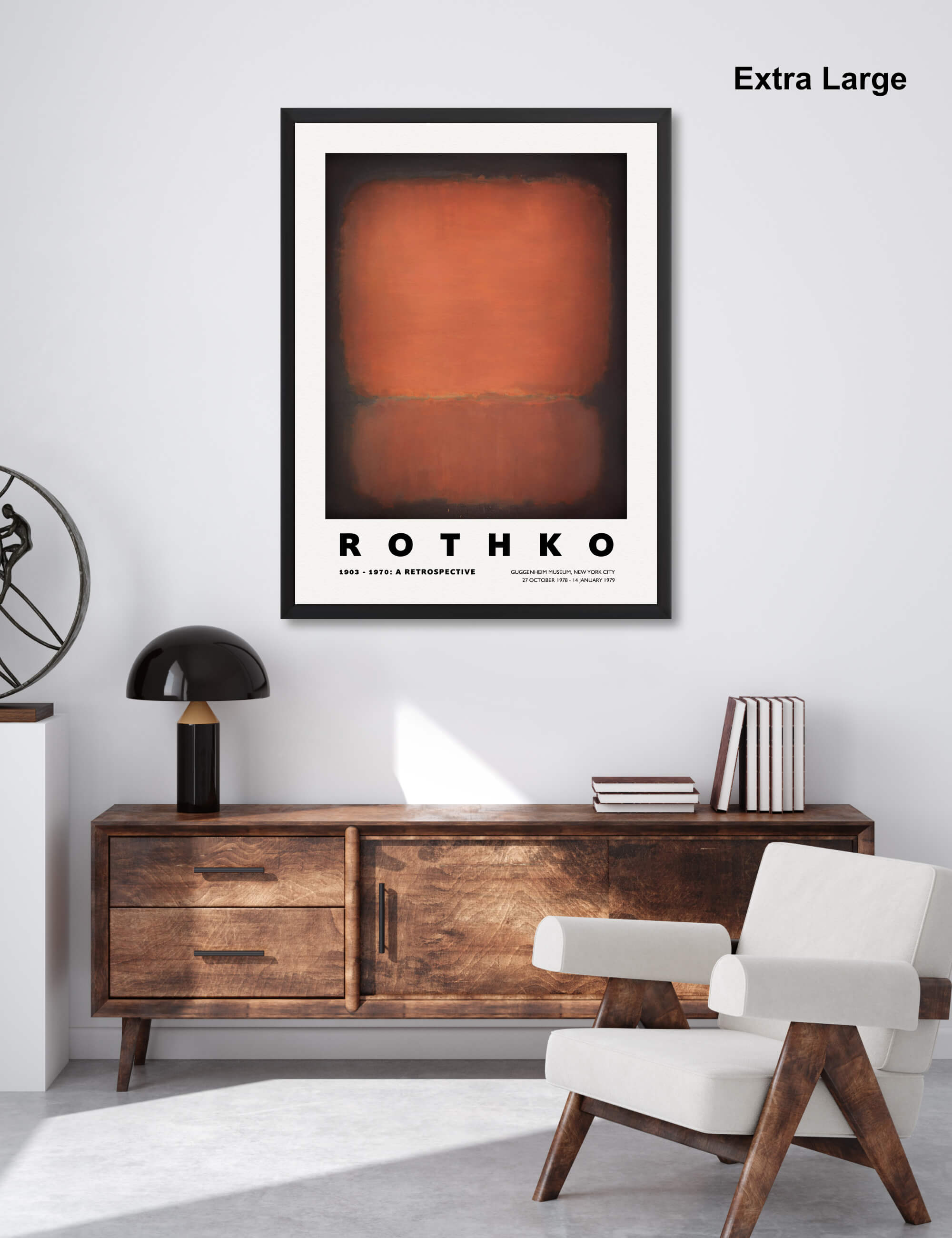 Rothko Guggenheim 1978 No.10 by Mark Rothko Wall Art for Office