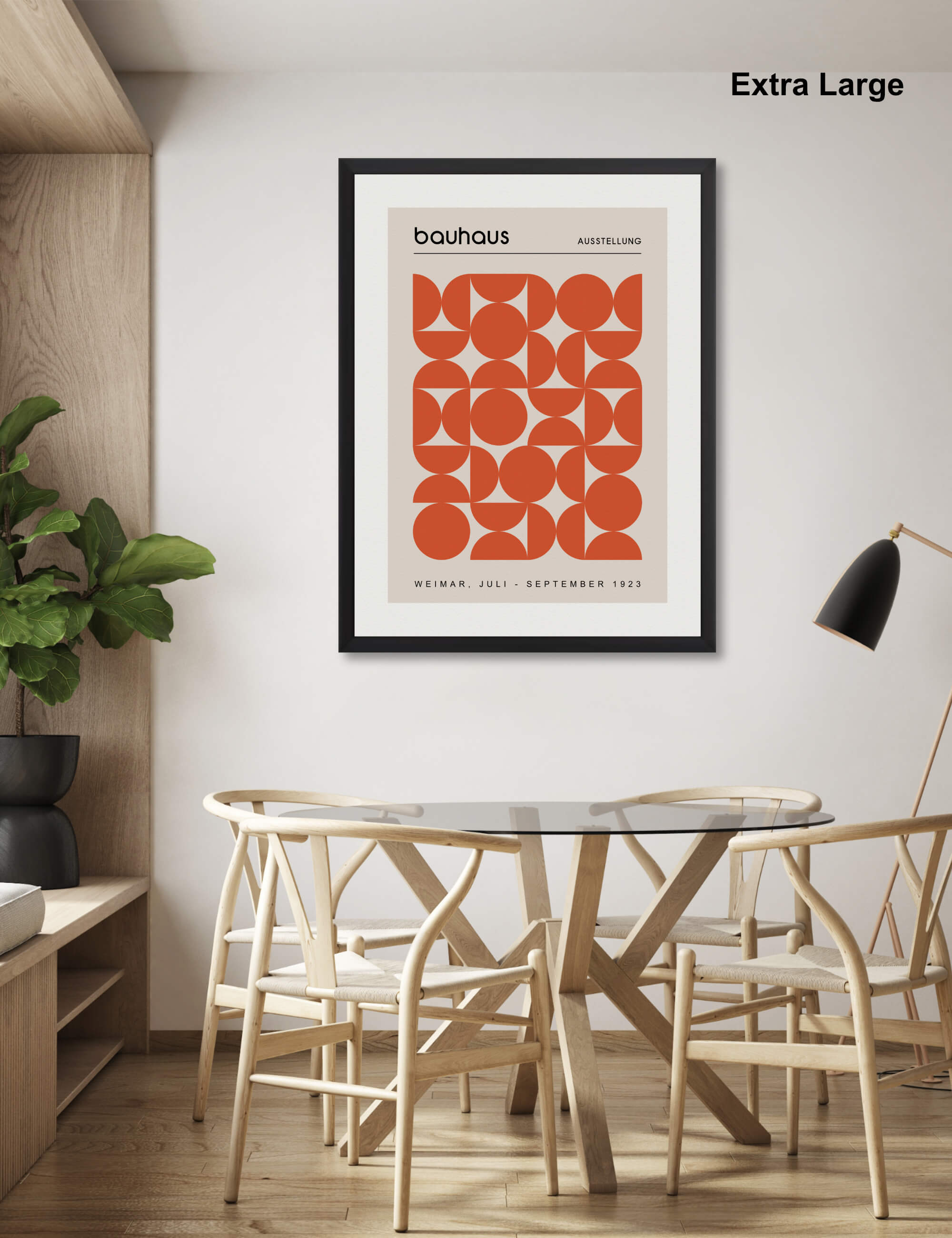 Bauhaus Circle Study Art Print | Pop Motif