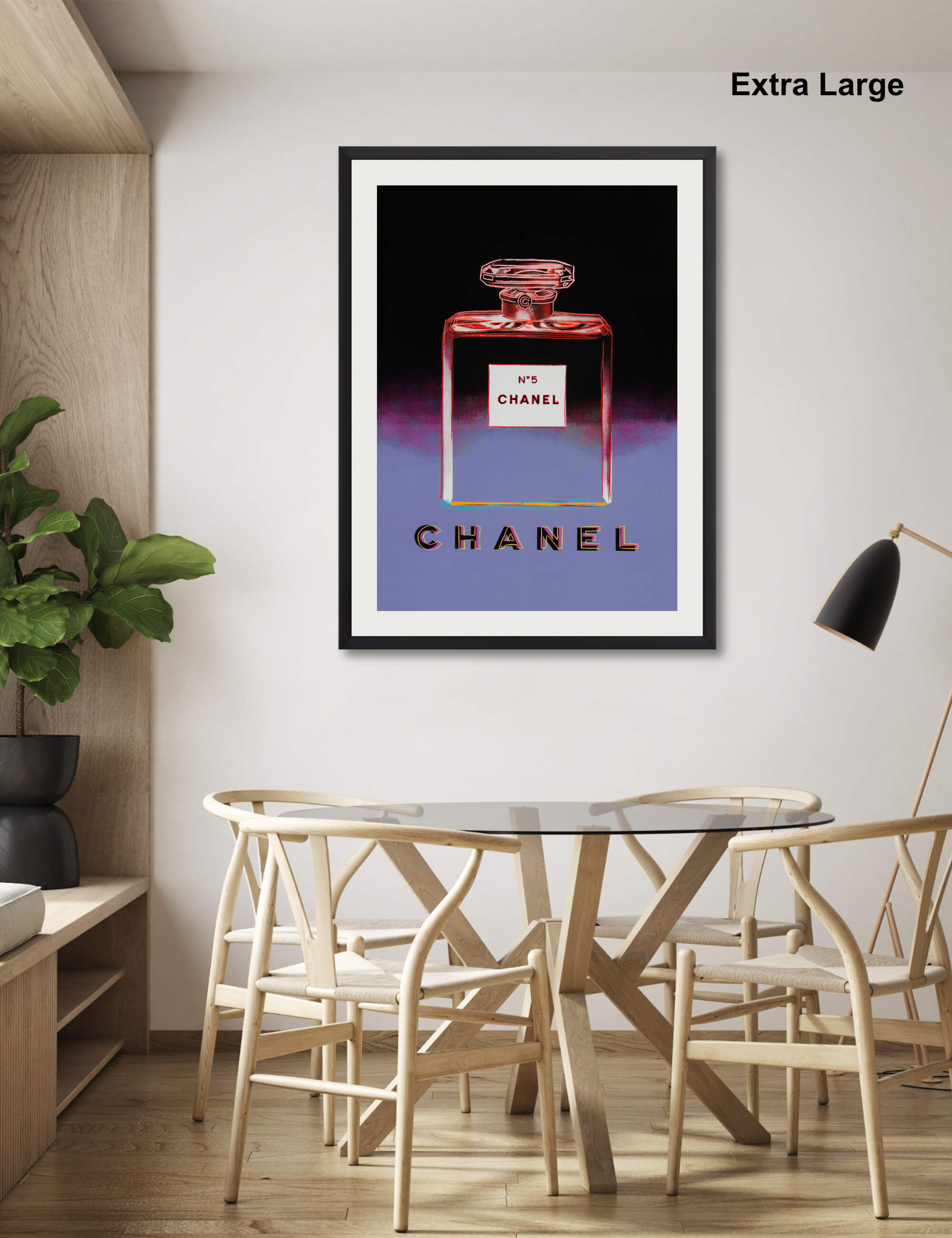 Chanel No.5 (Purple/Black) by Andy Warhol | Pop Motif