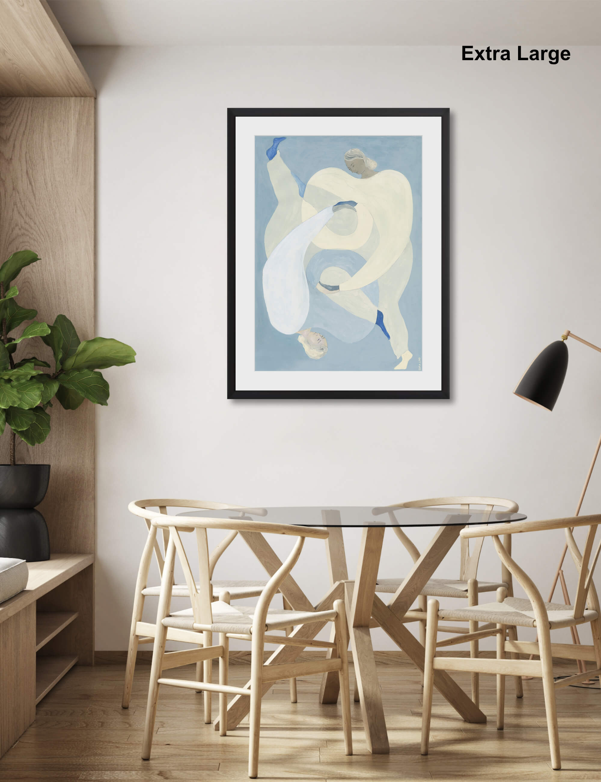 Hold You by Sofia Lind Wall Art for Dining Room