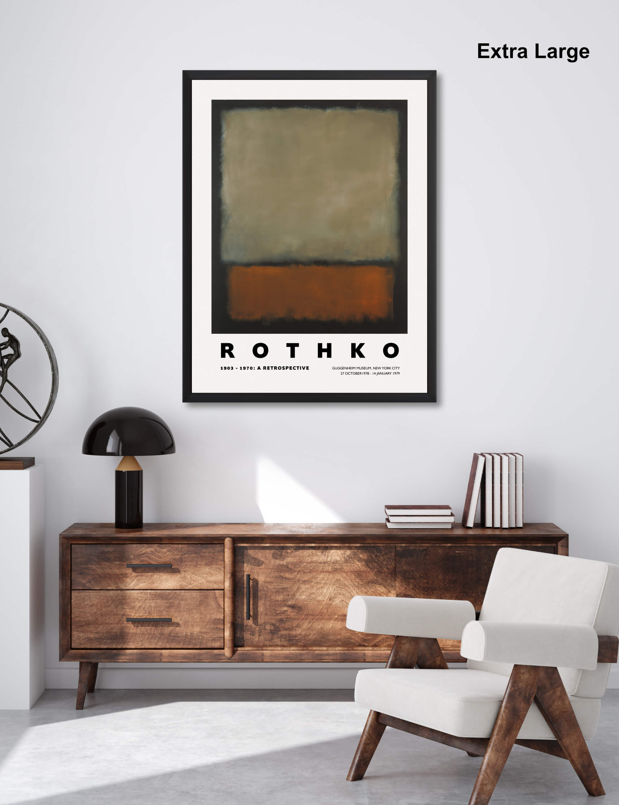 Rothko Guggenheim 1978 by Mark Rothko Wall Art for Office