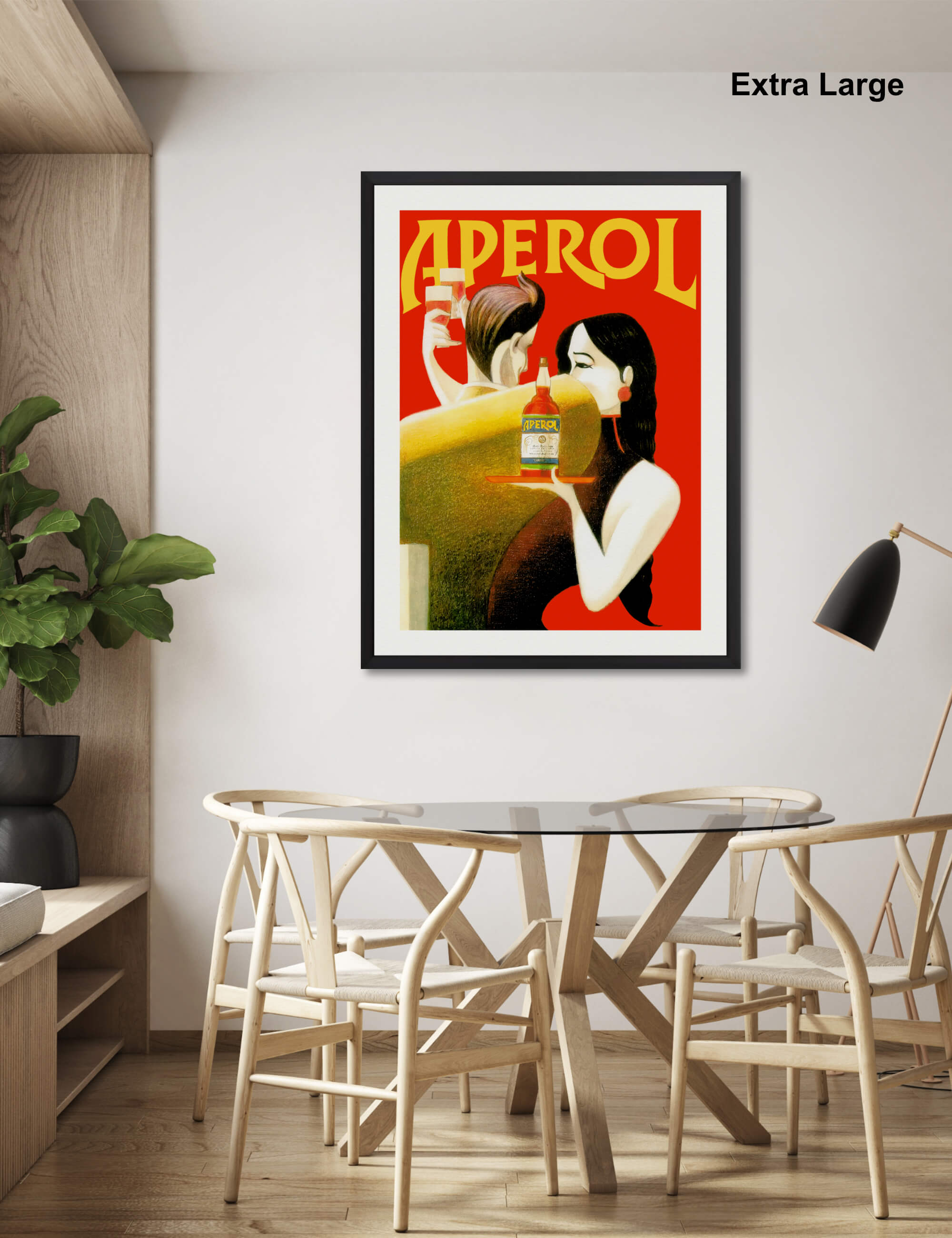 Aperol Rendez Vous by Lorenzo Mattotti Wall Art for Dining Room