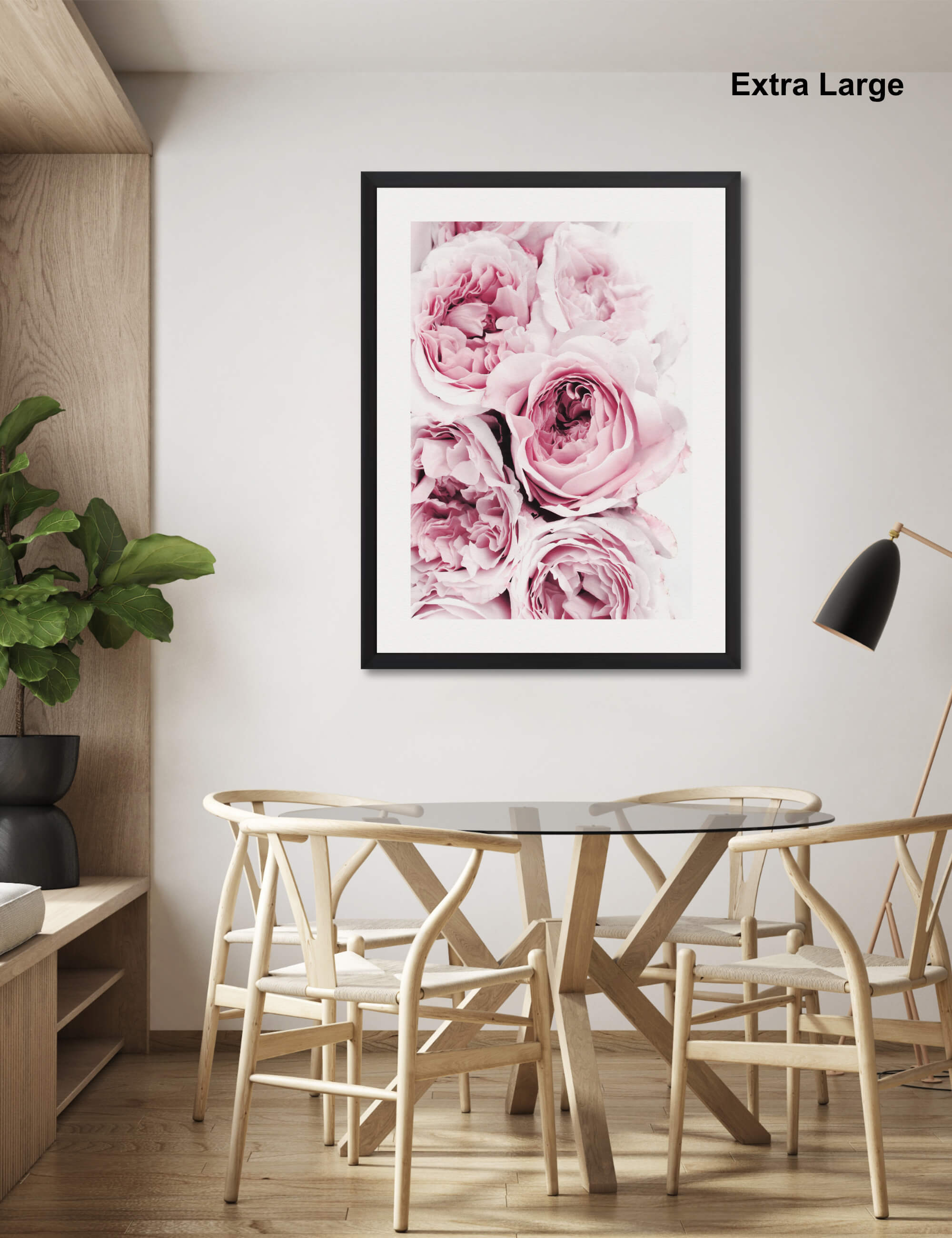 Peonies In Bloom Wall Art for Dining Room