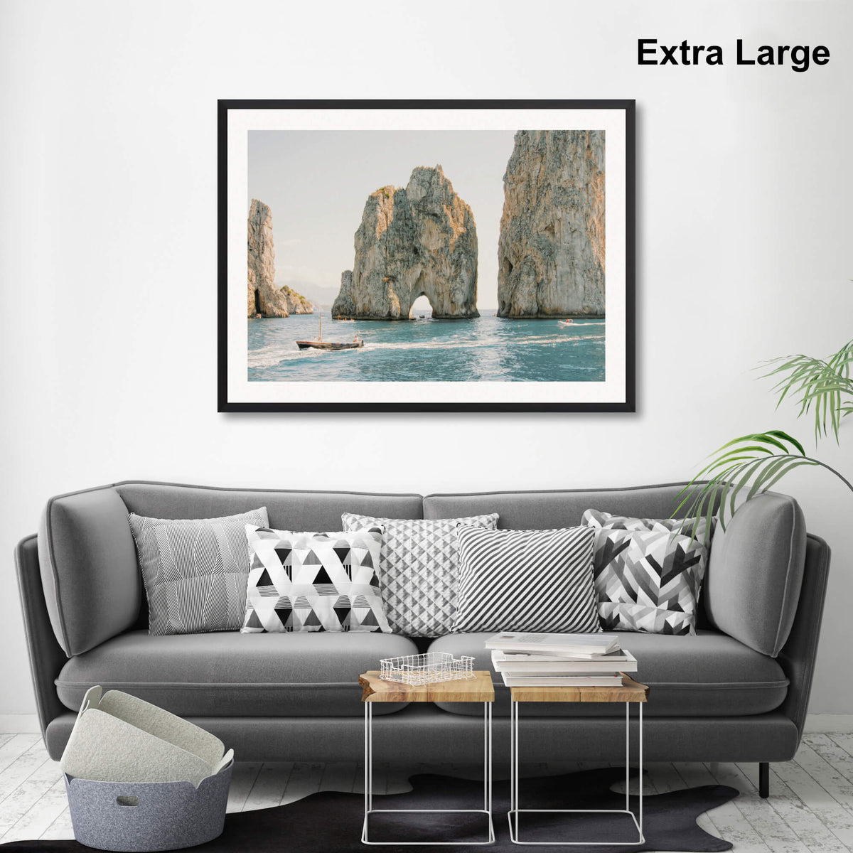 Faraglioni Rock Wall Art for Living Room