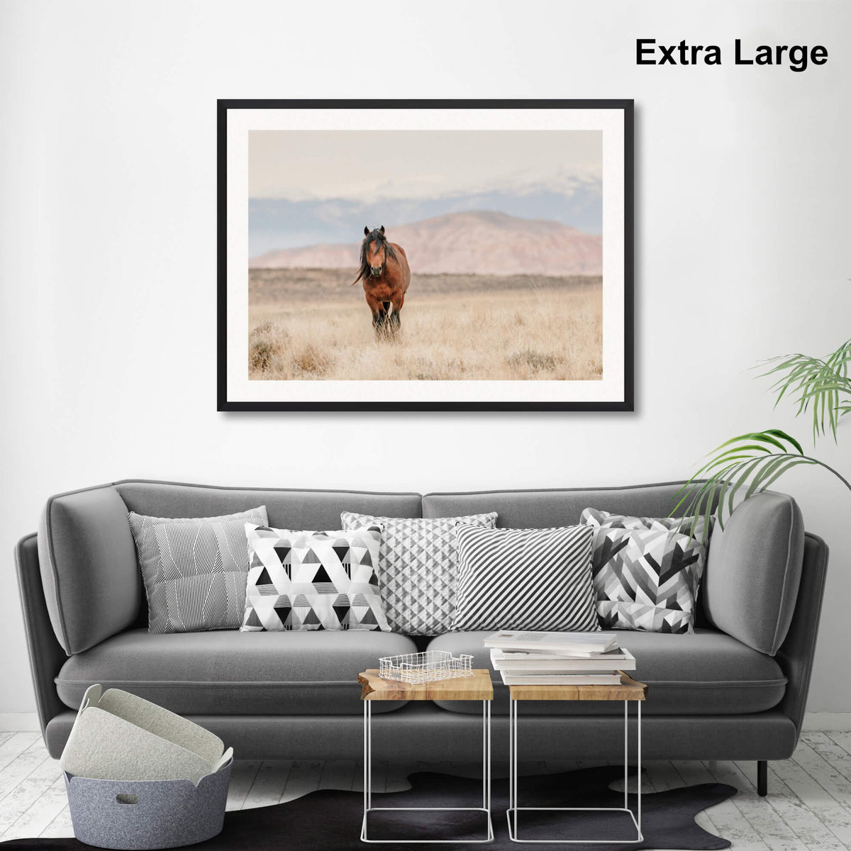 Wild Horse Wall Art for Living Room