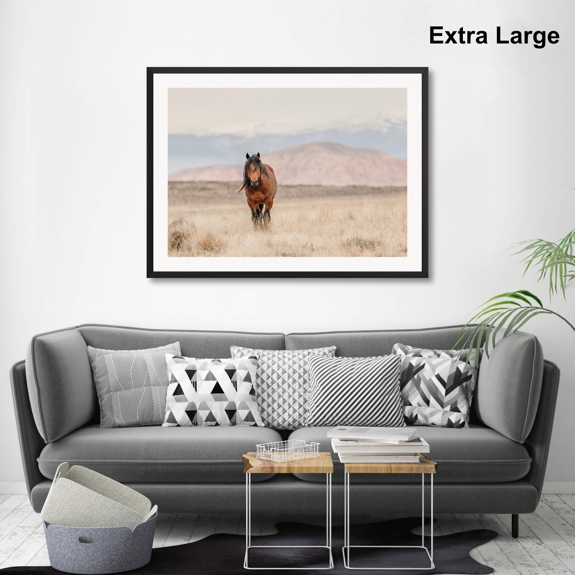 Wild Horse Wall Art for Living Room