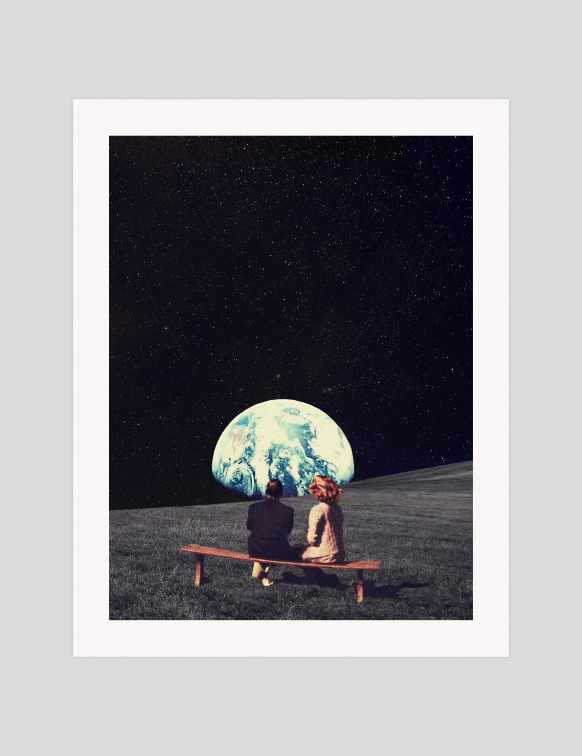 Frank Moth We Used To Live Here gallery quality art print produced using 100% cotton rag textured art paper and pigment based archival inks in New Zealand.