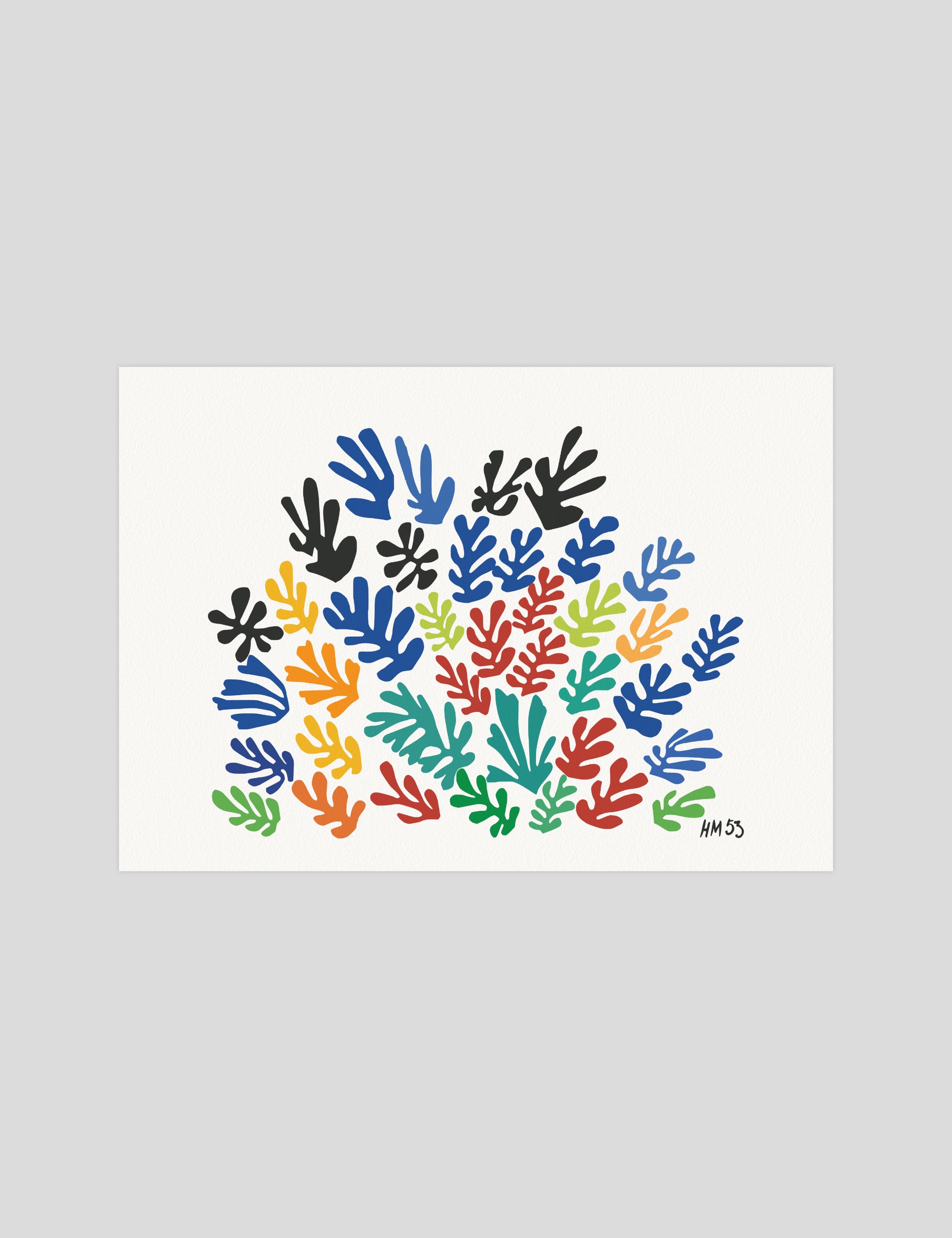 Henri Matisse La Gerbe gallery quality art print produced using 100% cotton rag textured art paper and pigment based archival inks in New Zealand.