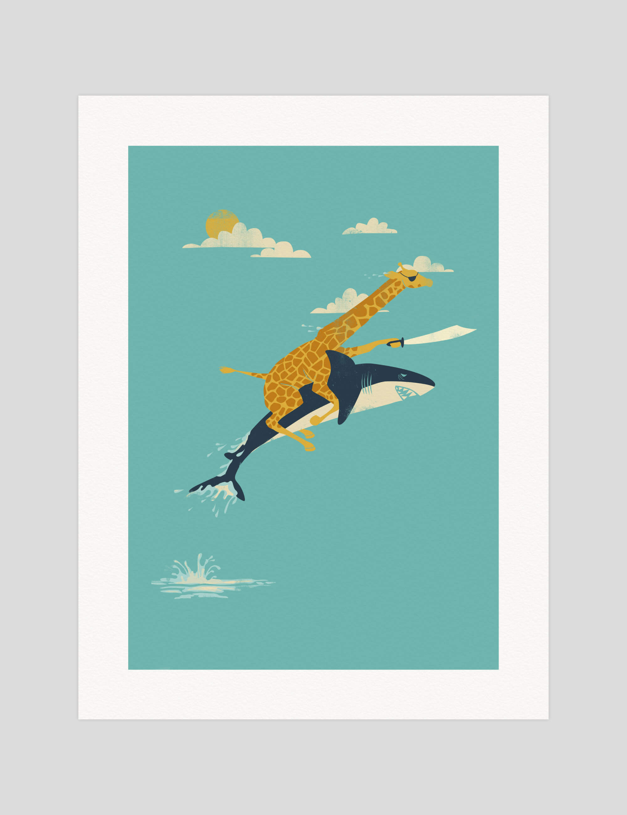 Jay Fleck Onward gallery quality art print produced using 100% cotton rag textured art paper and pigment based archival inks in New Zealand.