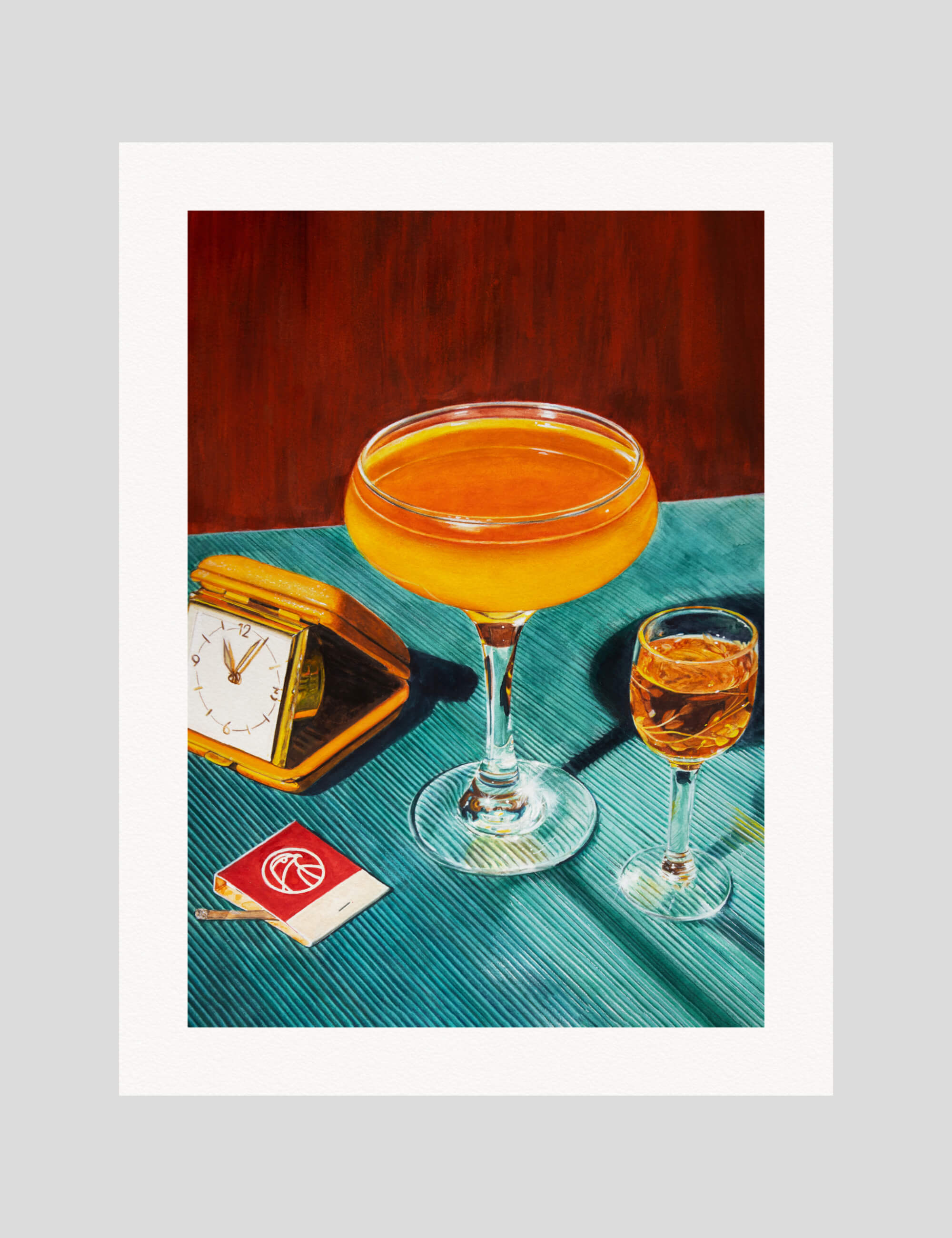 Julia Ockert Temptation gallery quality art print produced using 100% cotton rag textured art paper and pigment based archival inks in New Zealand.