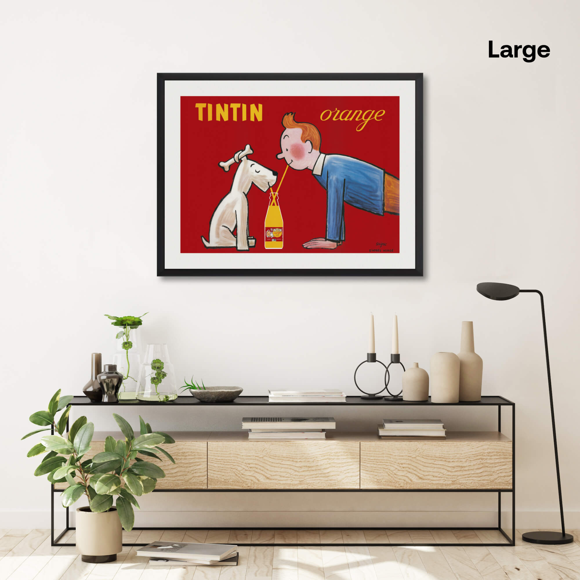 Tintin Orange Soda (1962) Vintage Poster by Savignac | Pop Motif