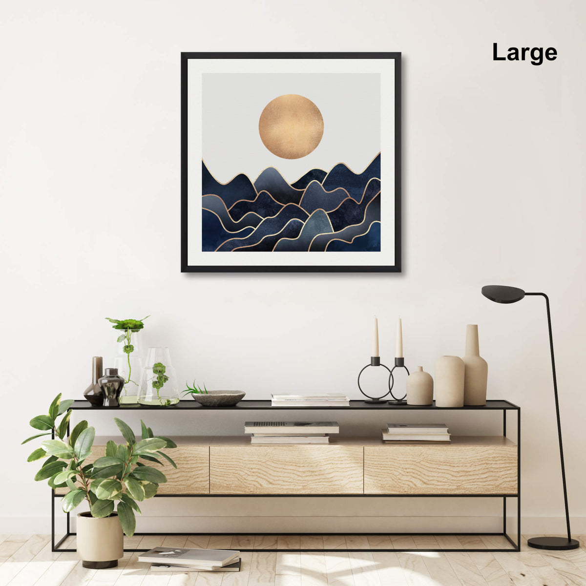 Waves by Elisabeth Fredriksson Wall Art for Living Room