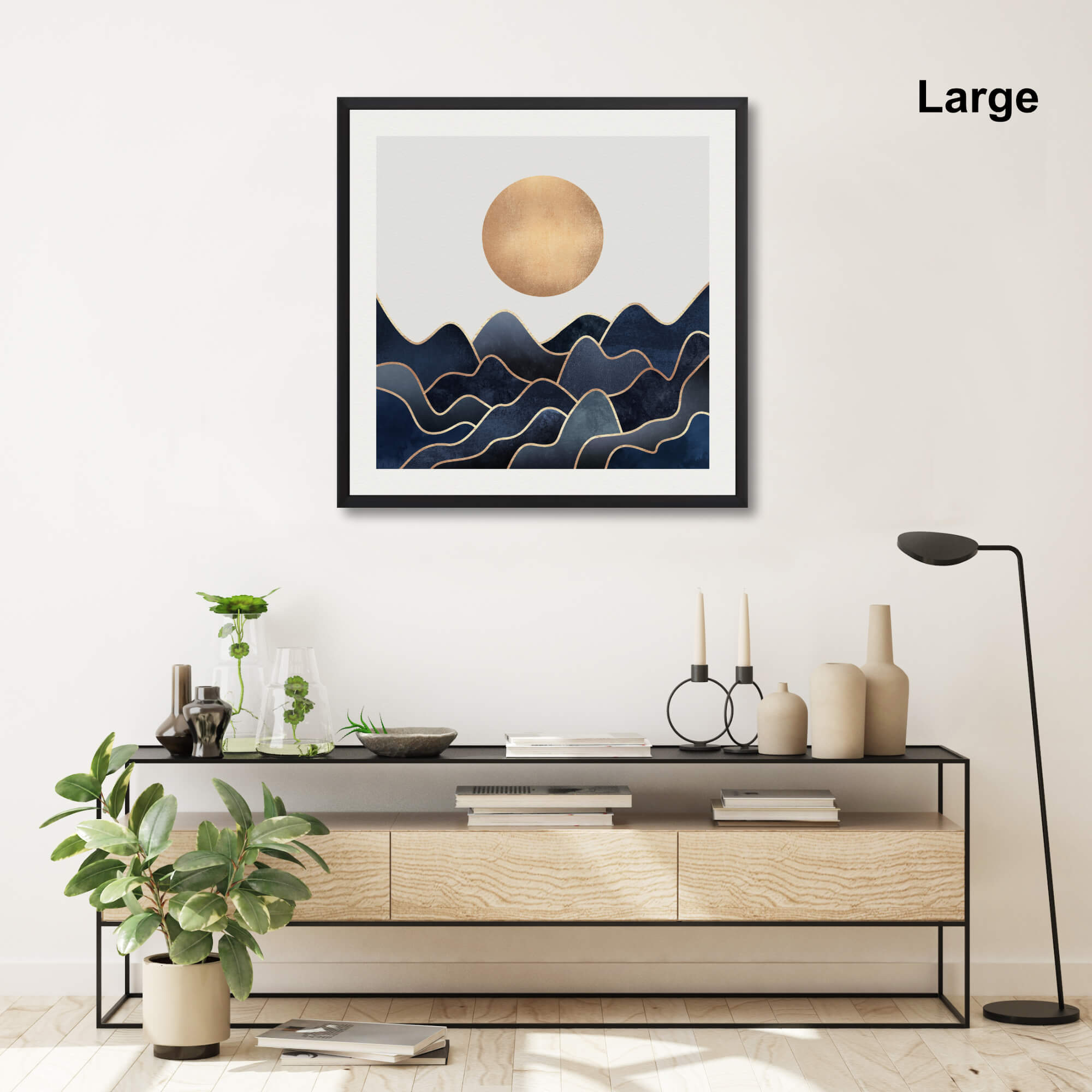Waves by Elisabeth Fredriksson Wall Art for Living Room