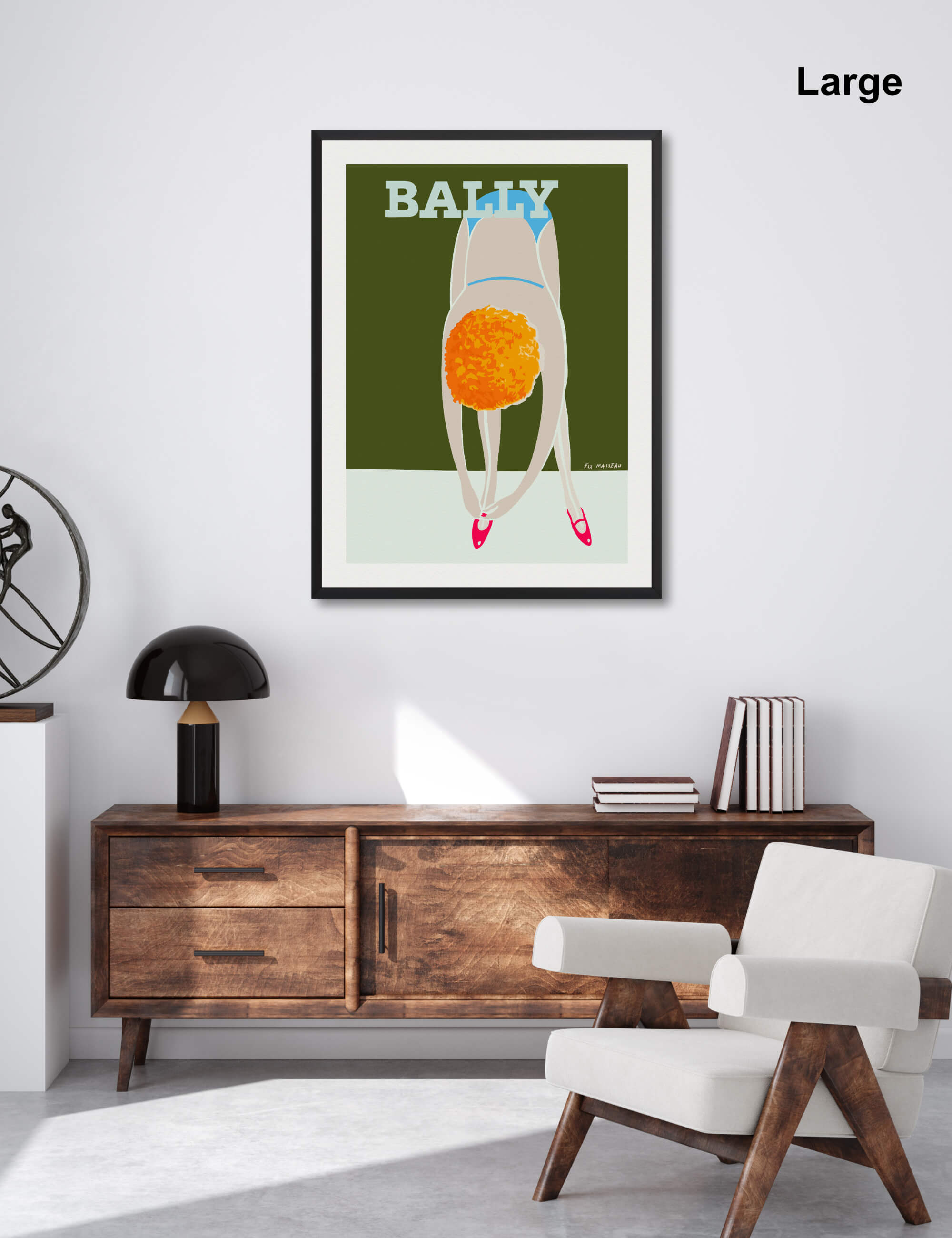 Bally Ballerina by Fix-Masseau Wall Art for Office