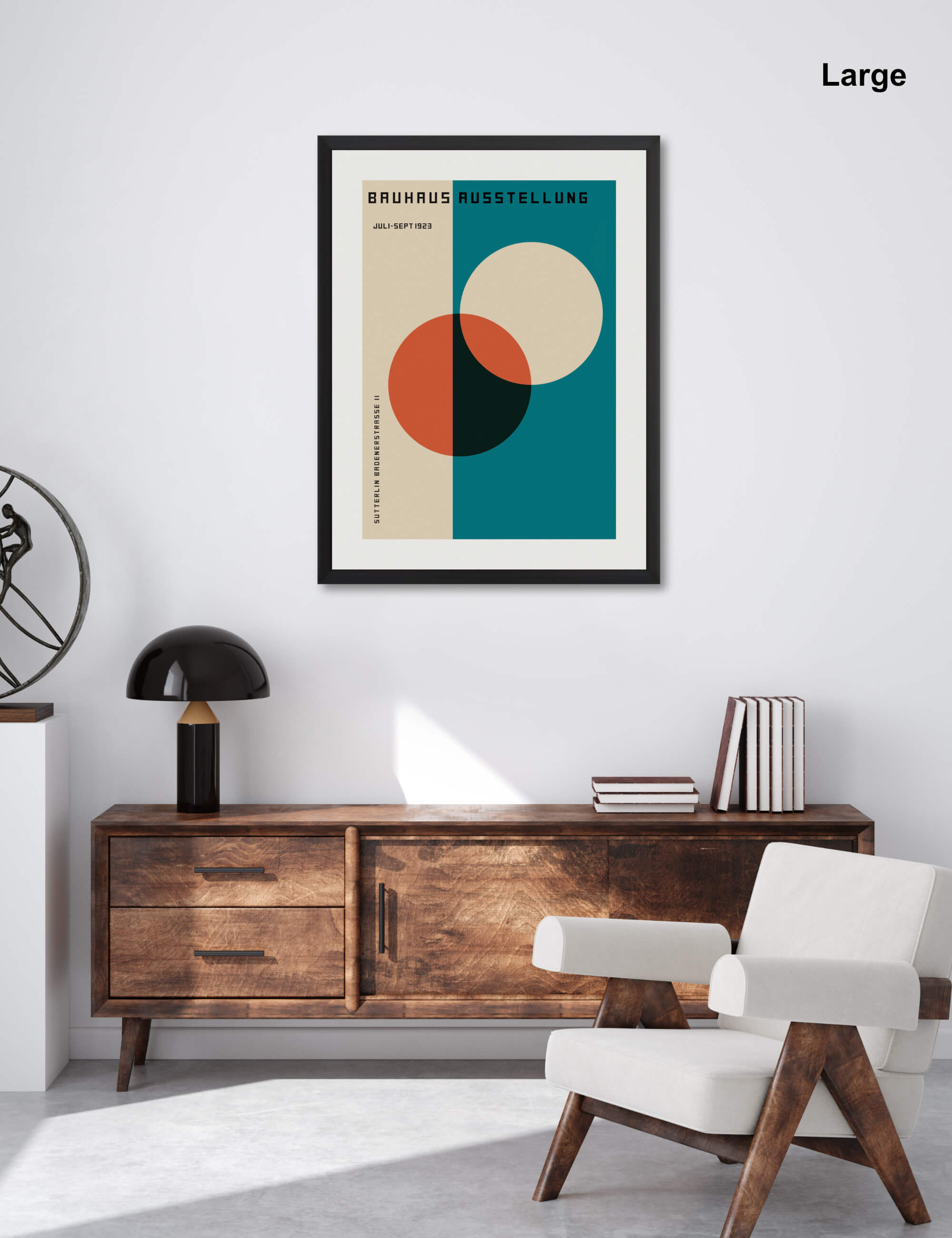 Bauhaus Circles Art Print | Pop Motif