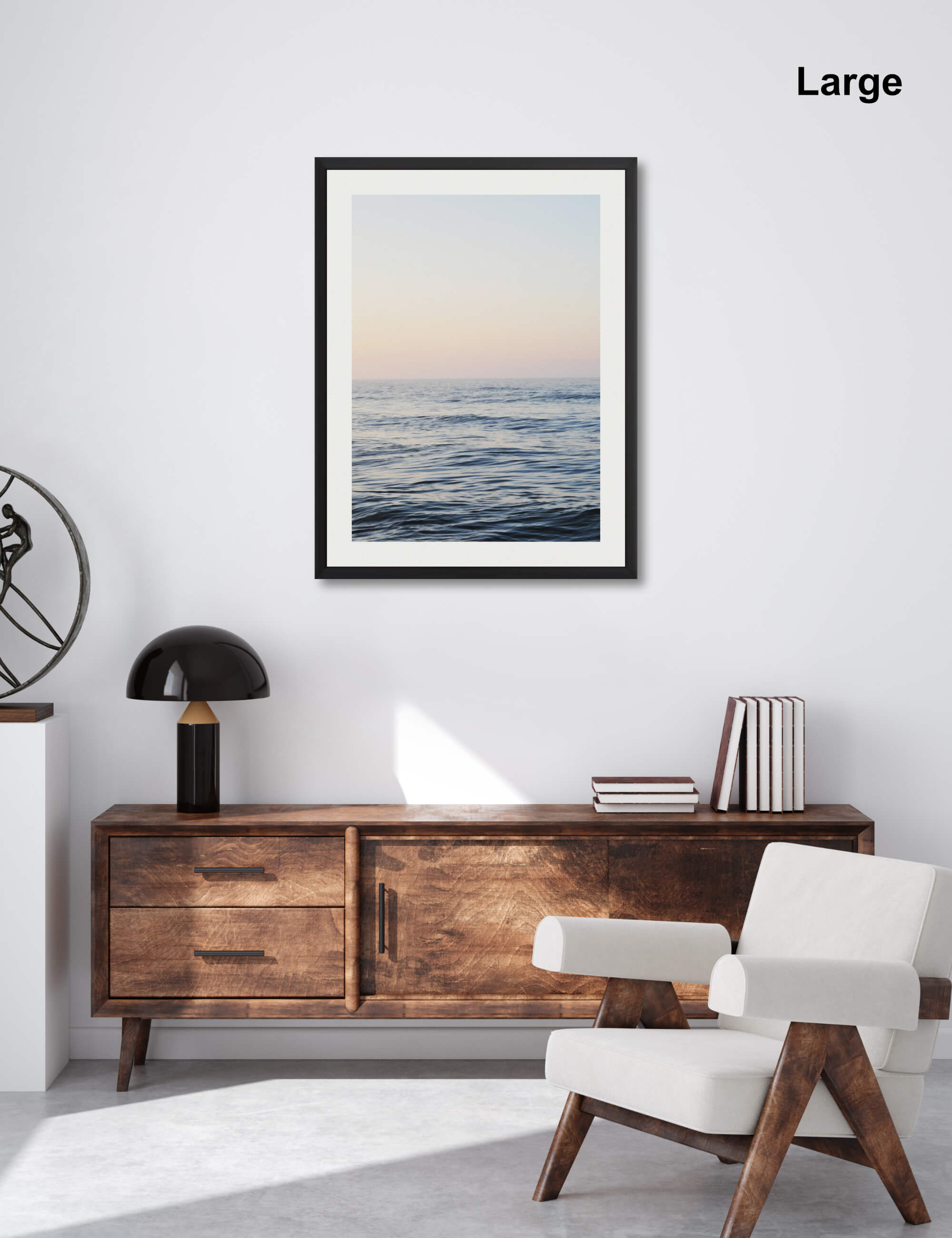 Calm Ocean Wall Art for Office