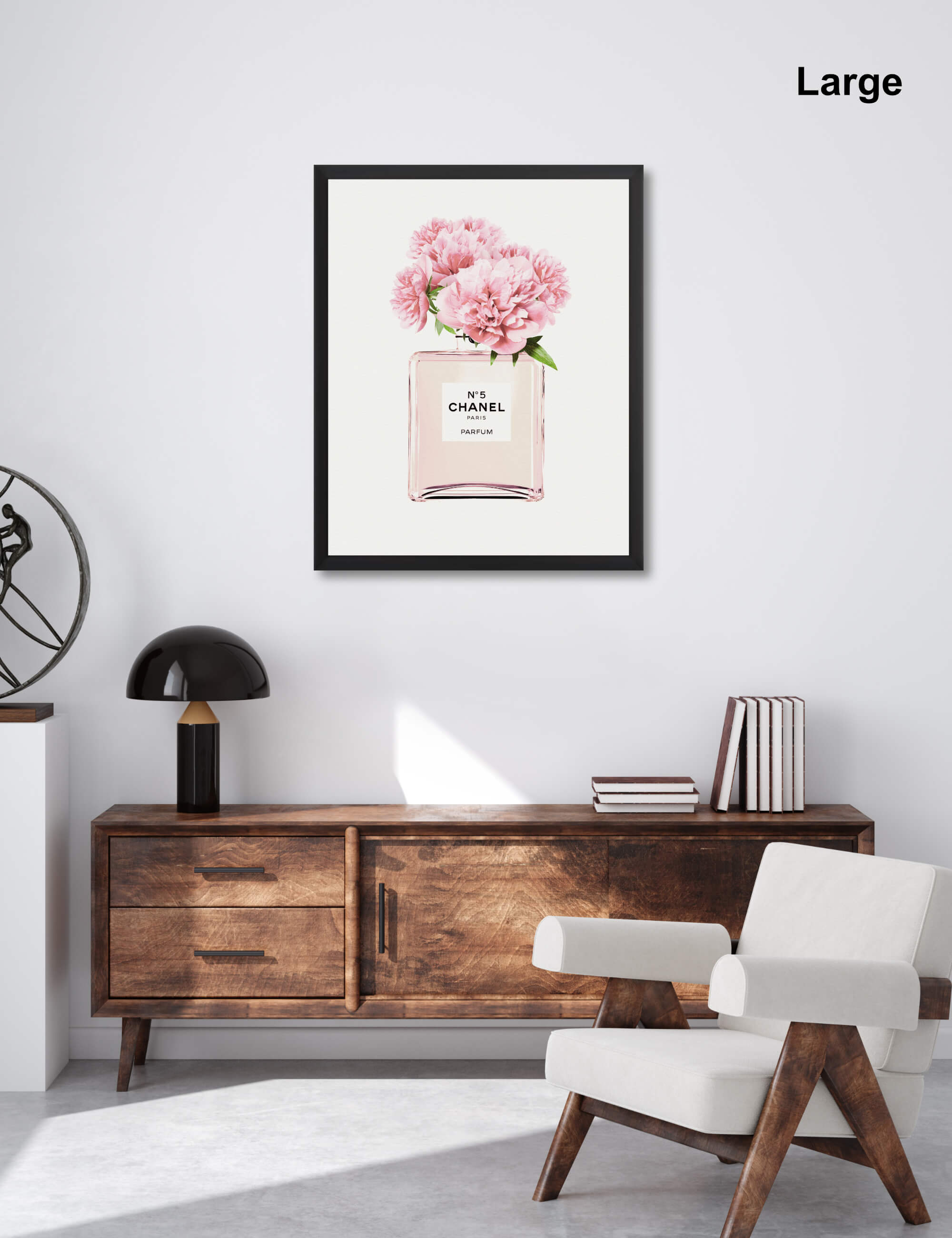 Chanel No.5 Bloom Wall Art for Office
