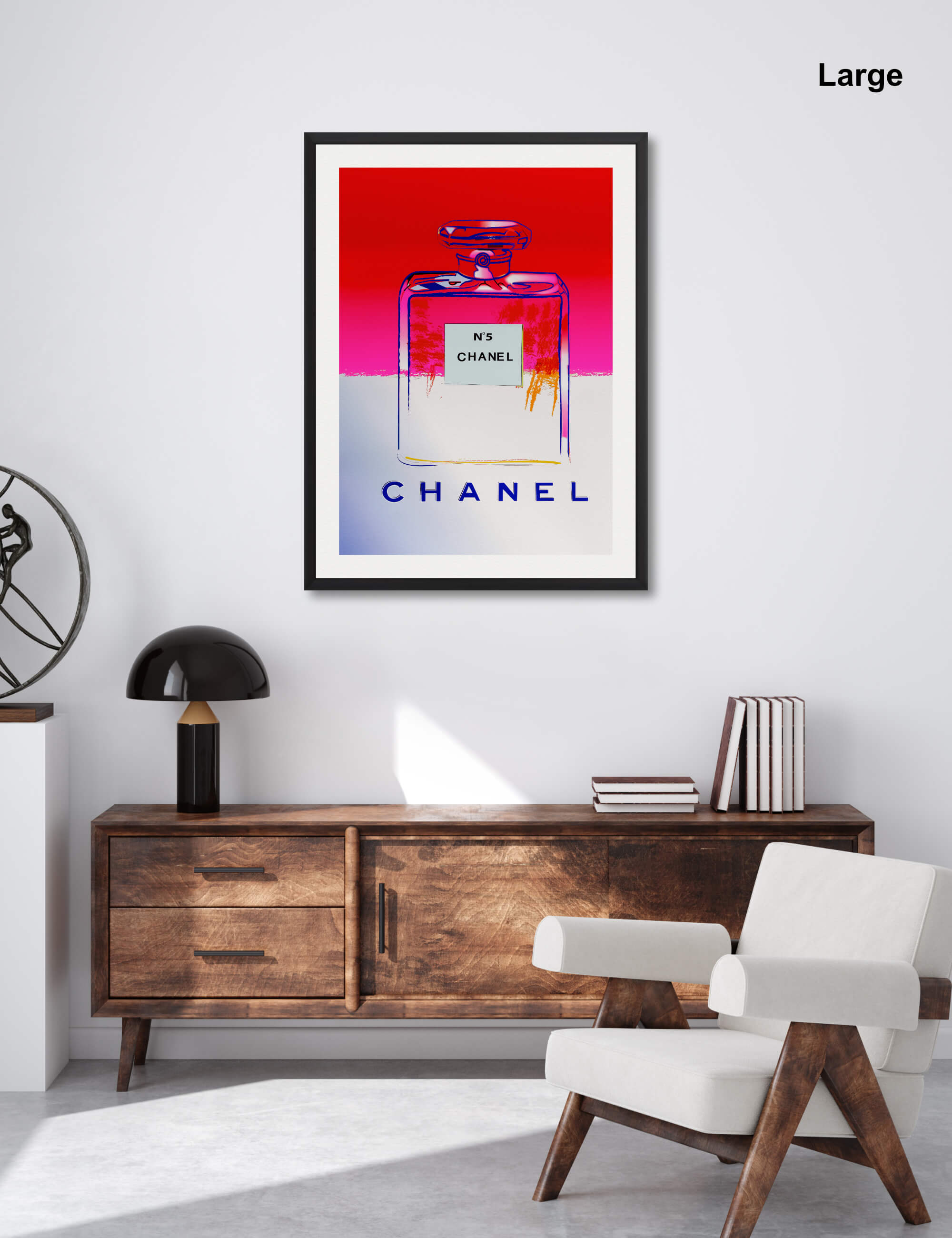 Chanel No.5 by Andy Warhol Wall Art for Office