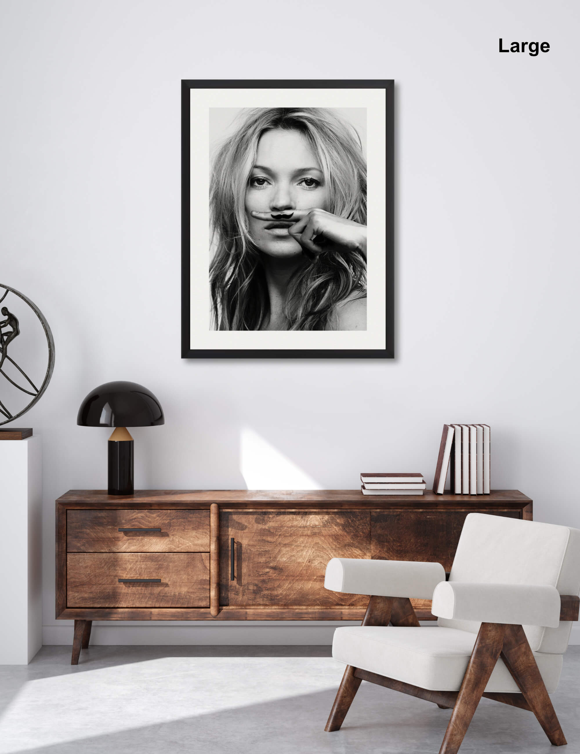 Kate Moss Life Is A Joke Wall Art for Office