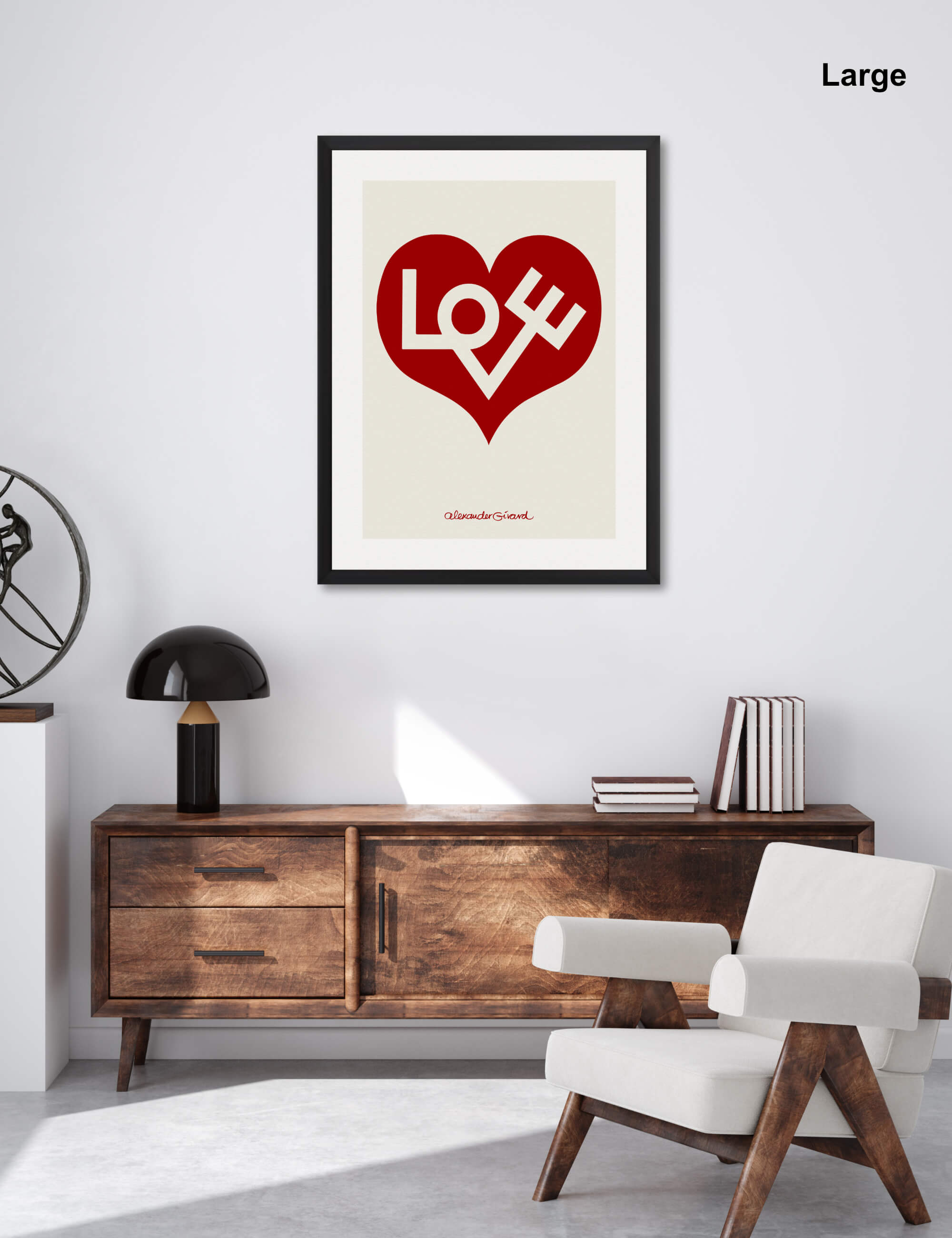 Love by Alexander Girard Wall Art for Office
