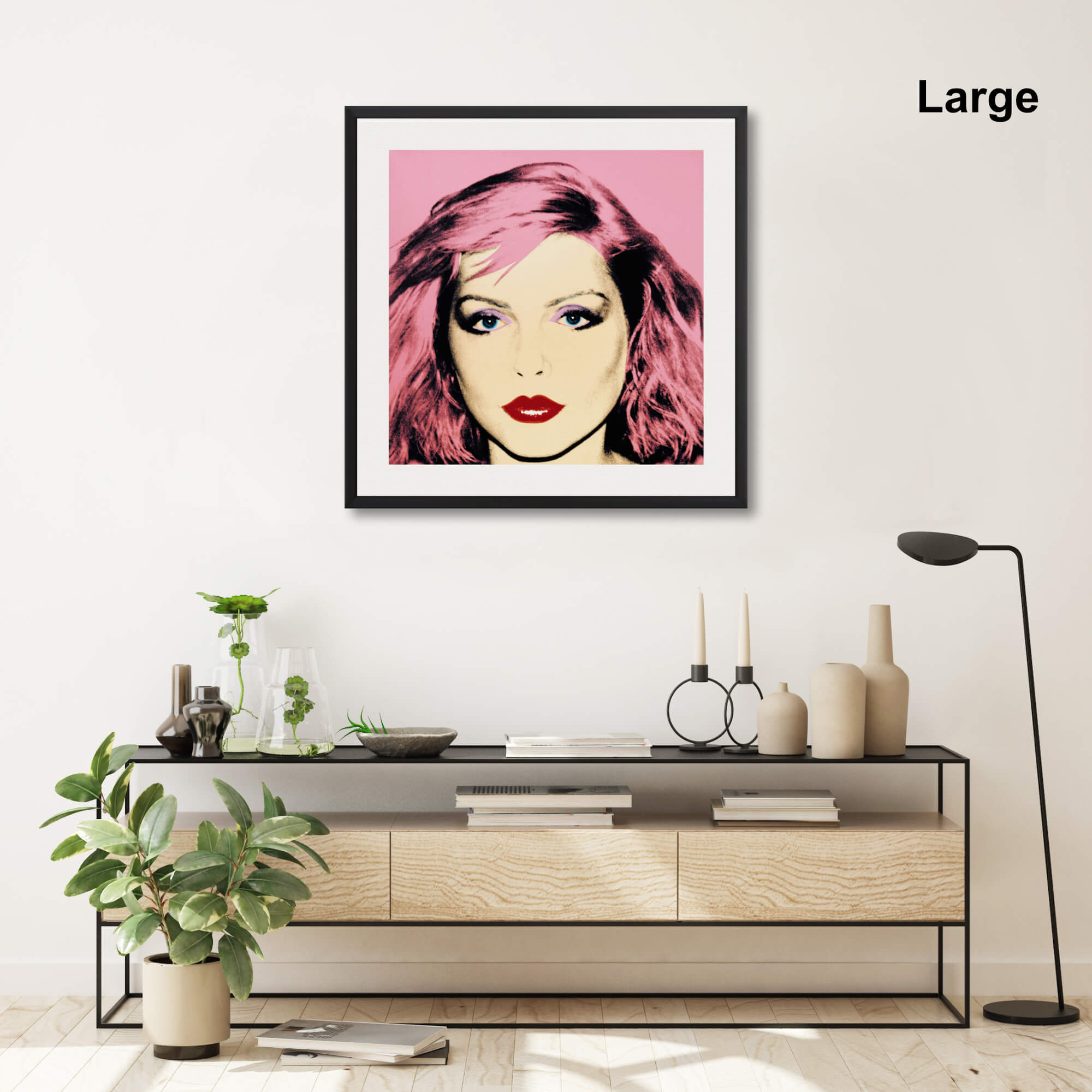 Debbie Harry by Andy Warhol Wall Art for Living Room