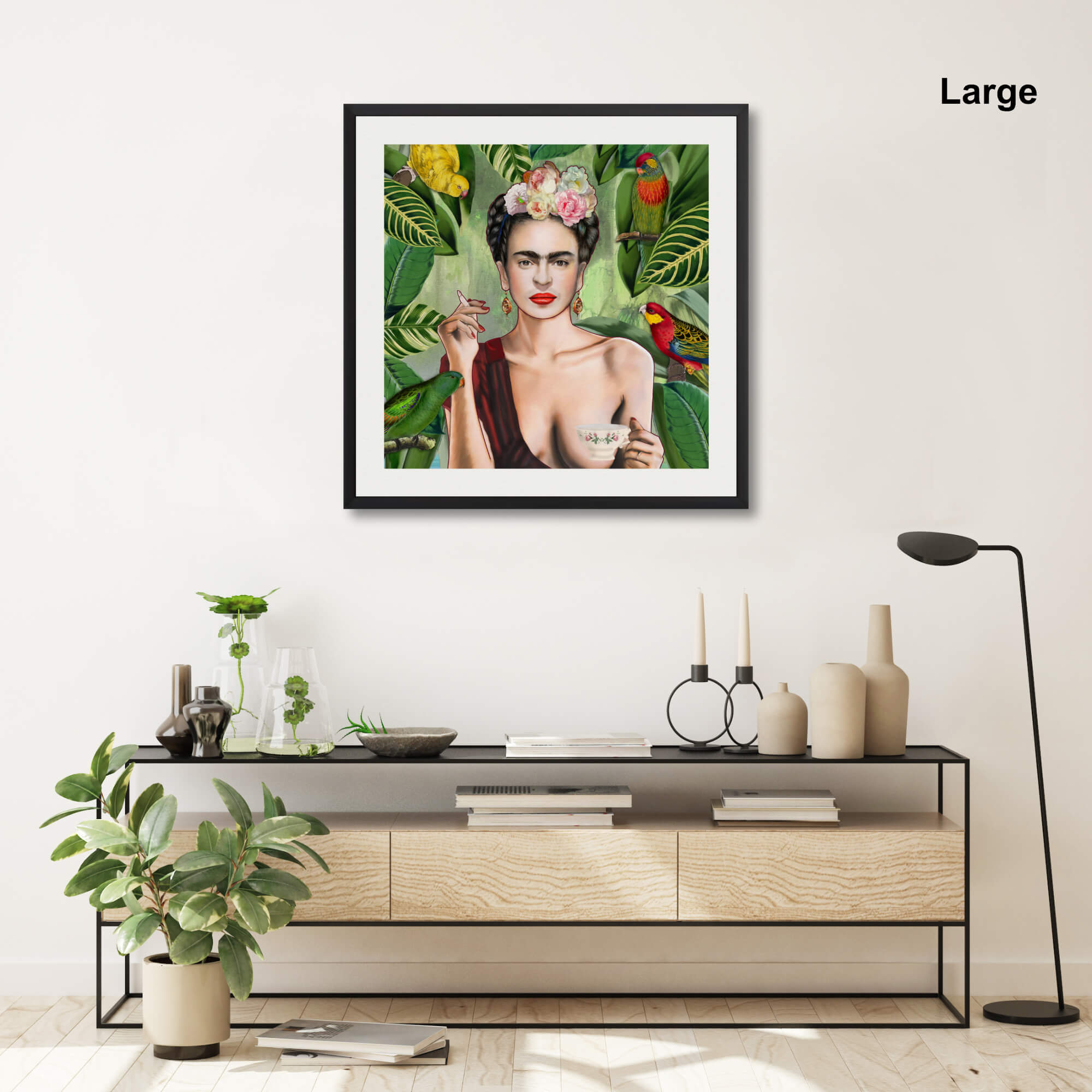 Frida Con Amigos by Nettsch Wall Art for Bedroom