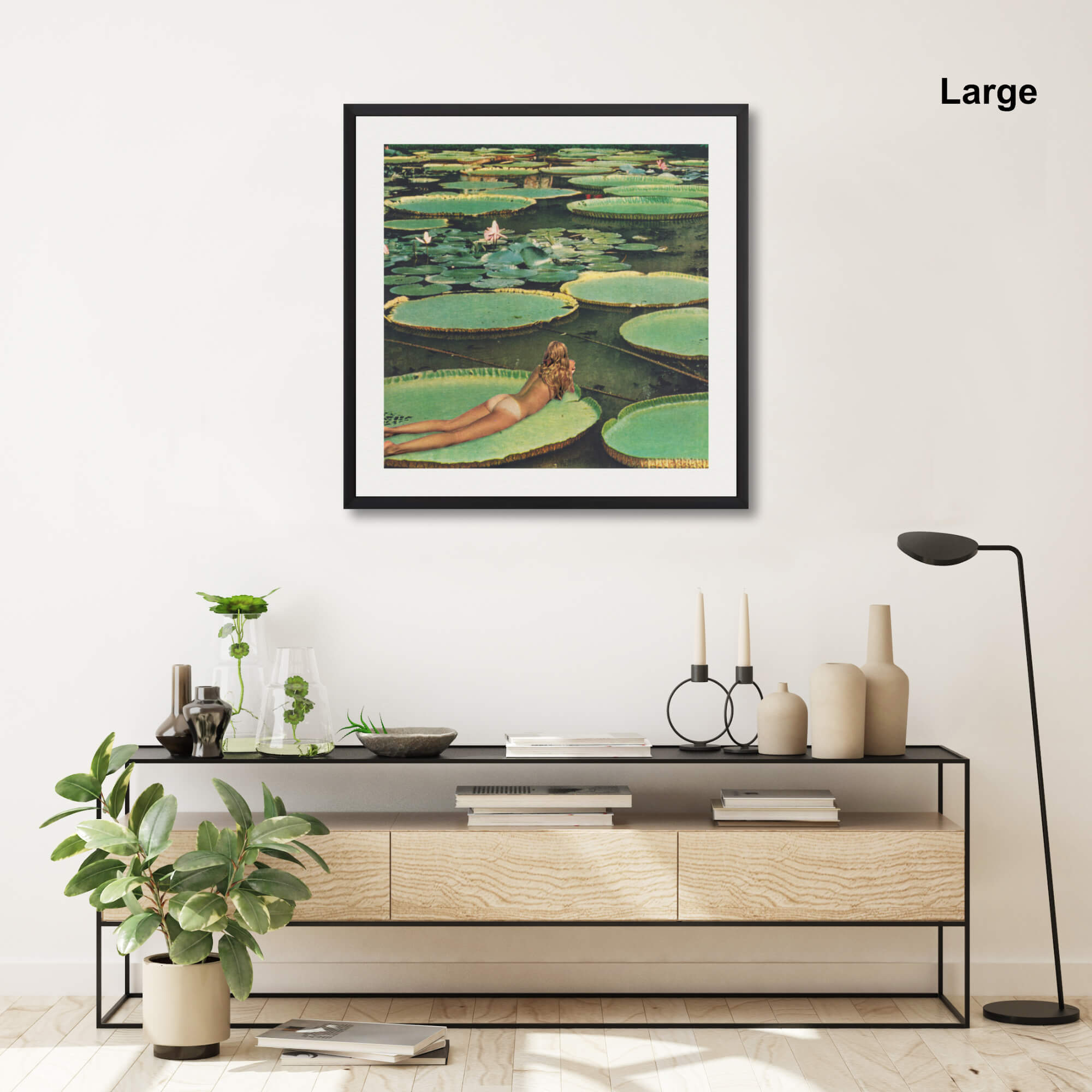 Lily Pond Lane by Beth Hoeckel Wall Art for Living Room