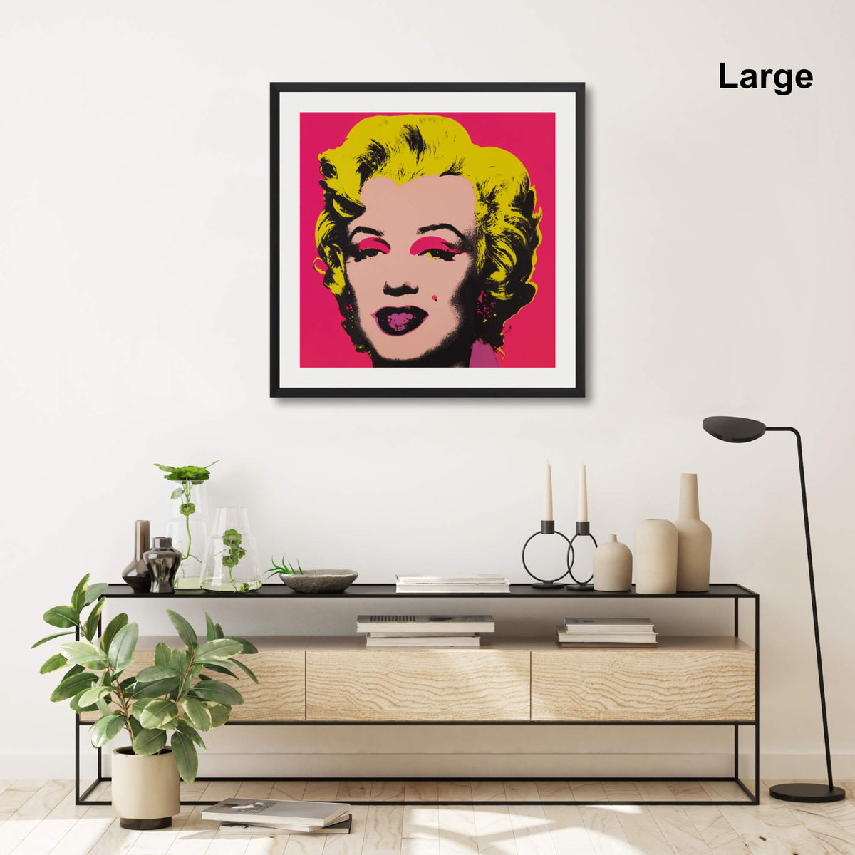 Marilyn Monroe by Andy Warhol Wall Art for Living Room