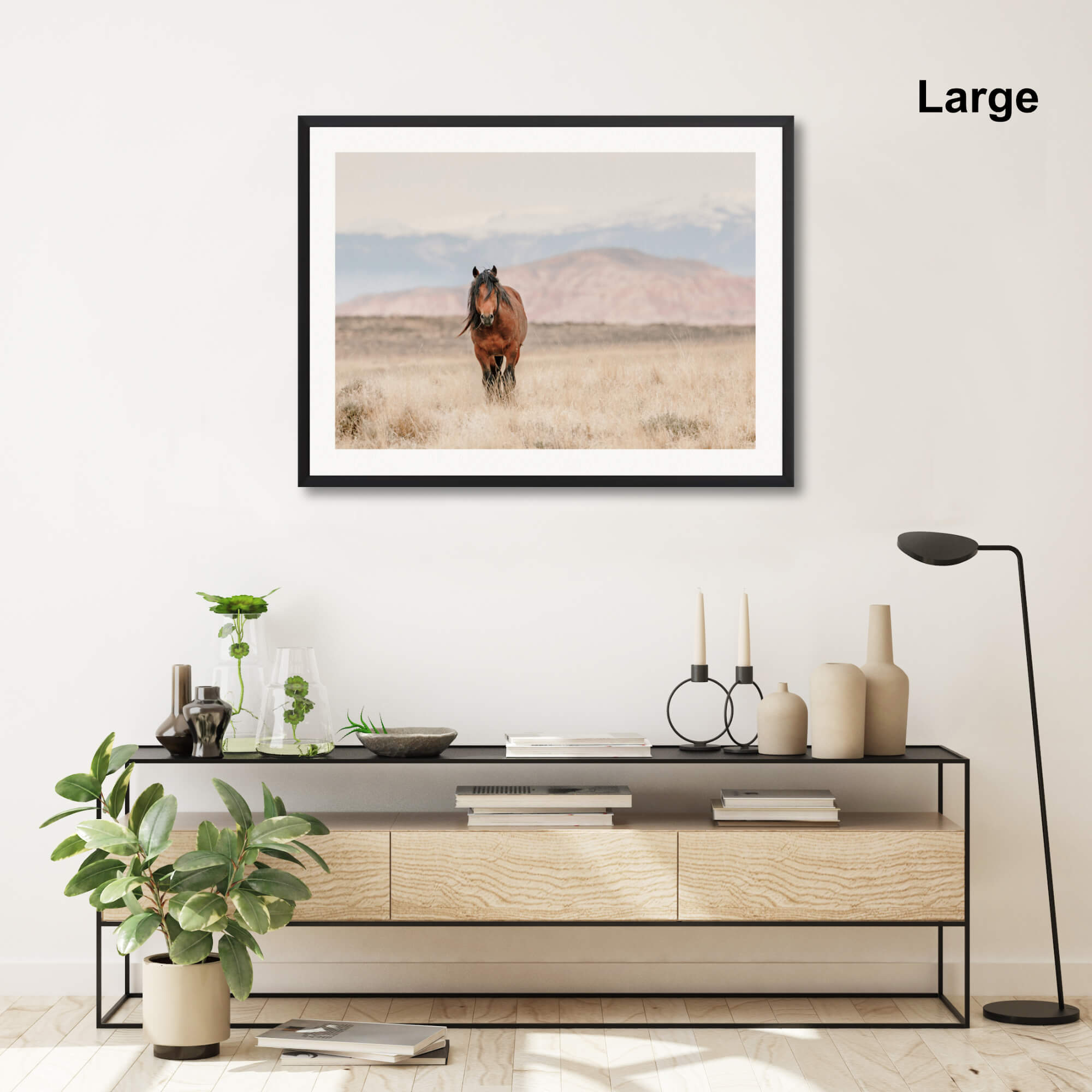 Wild Horse Wall Art for Living Room