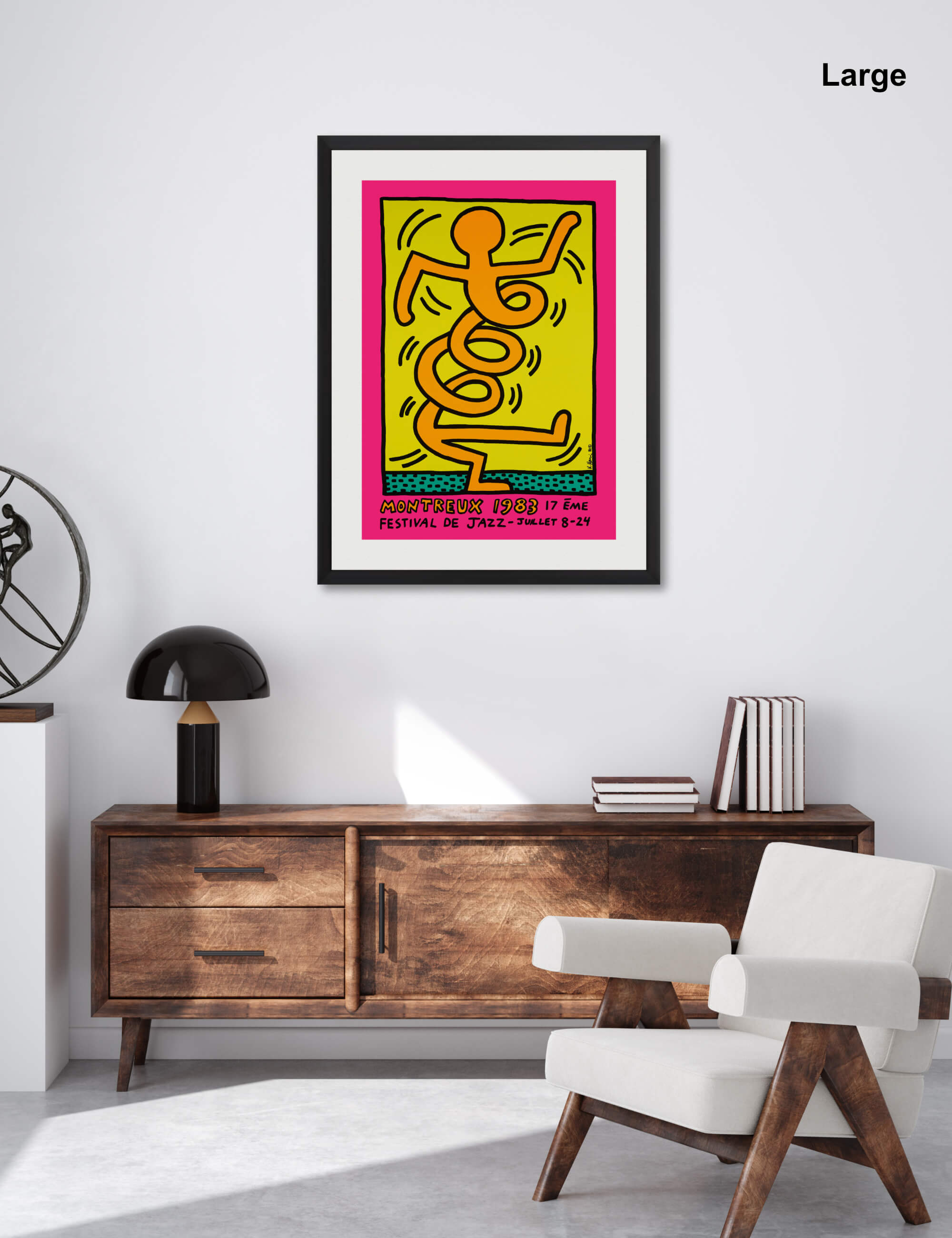 Montreux 1983 by Keith Haring Wall Art for Office