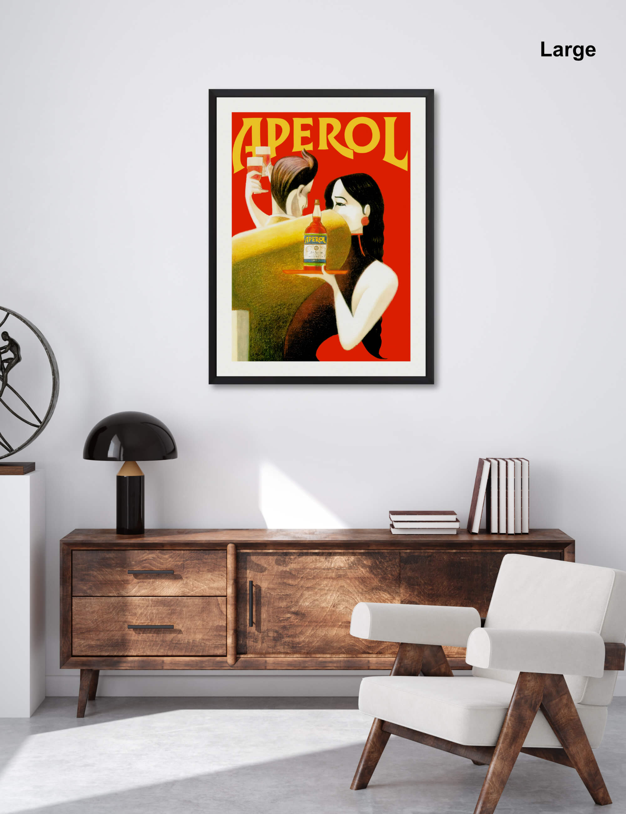 Aperol Rendez Vous by Lorenzo Mattotti Wall Art for Office