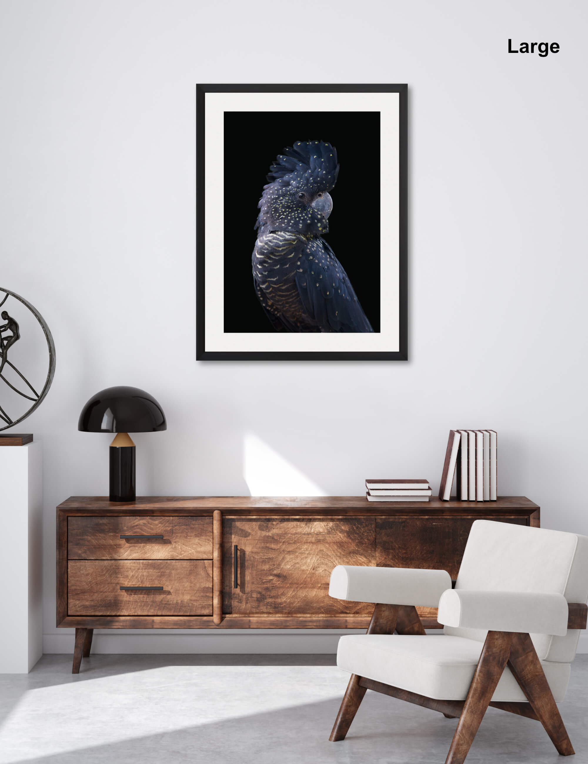 Blue Cockatoo Wall Art for Office