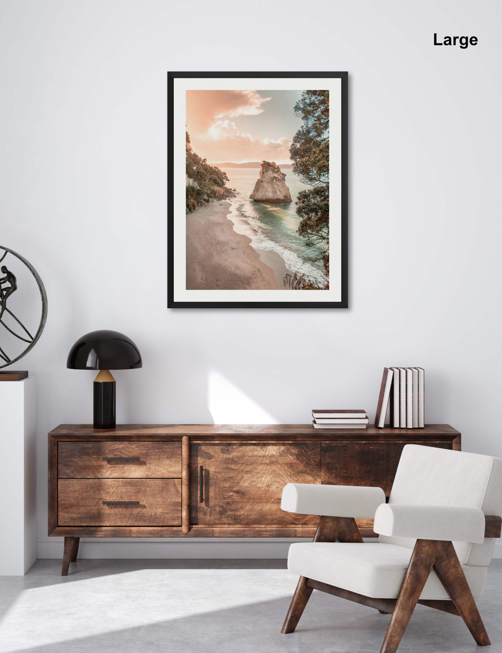 Cathedral Cove Sunset by Zac Harris Wall Art for Office