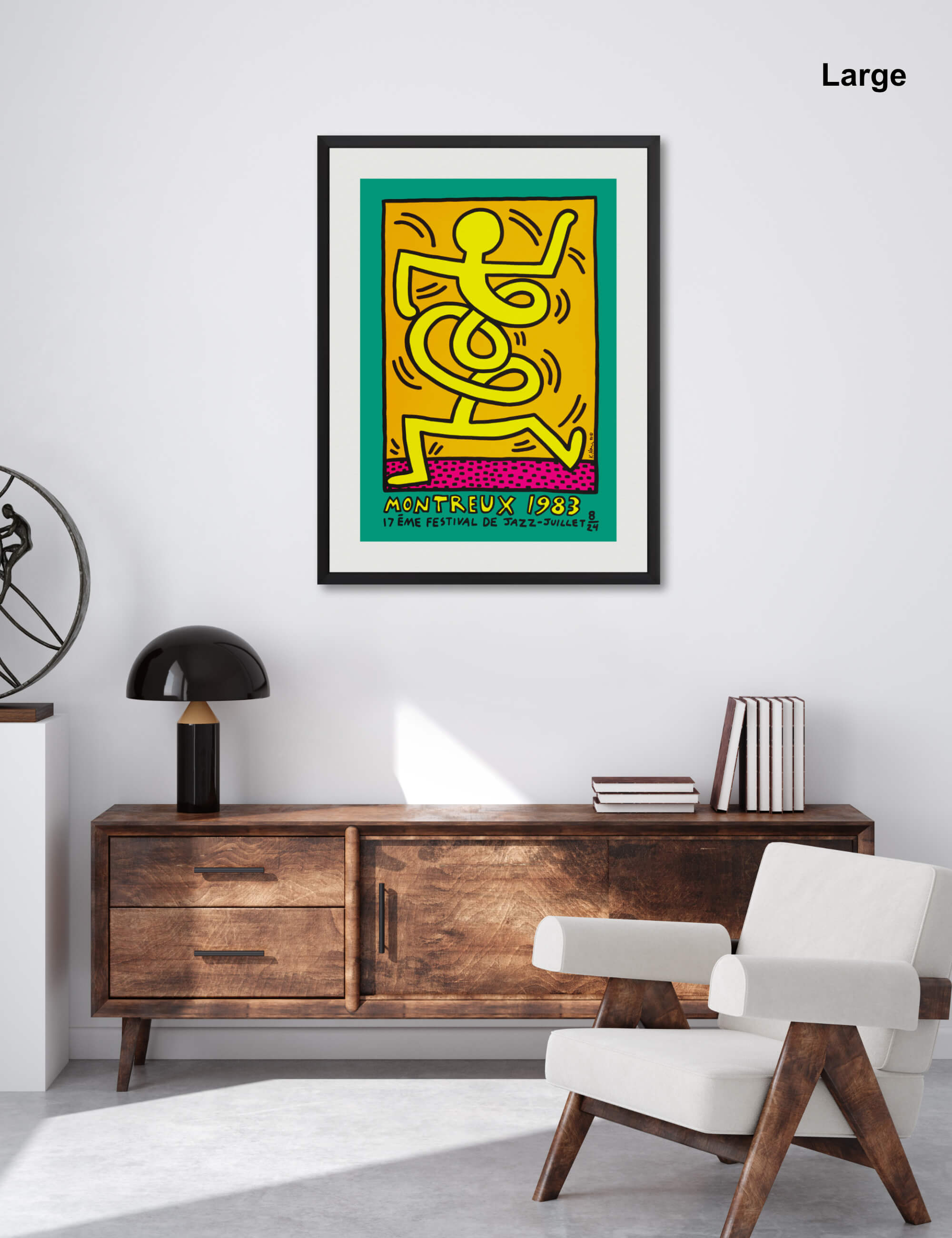 Montreux 1983 by Keith Haring Wall Art for Office