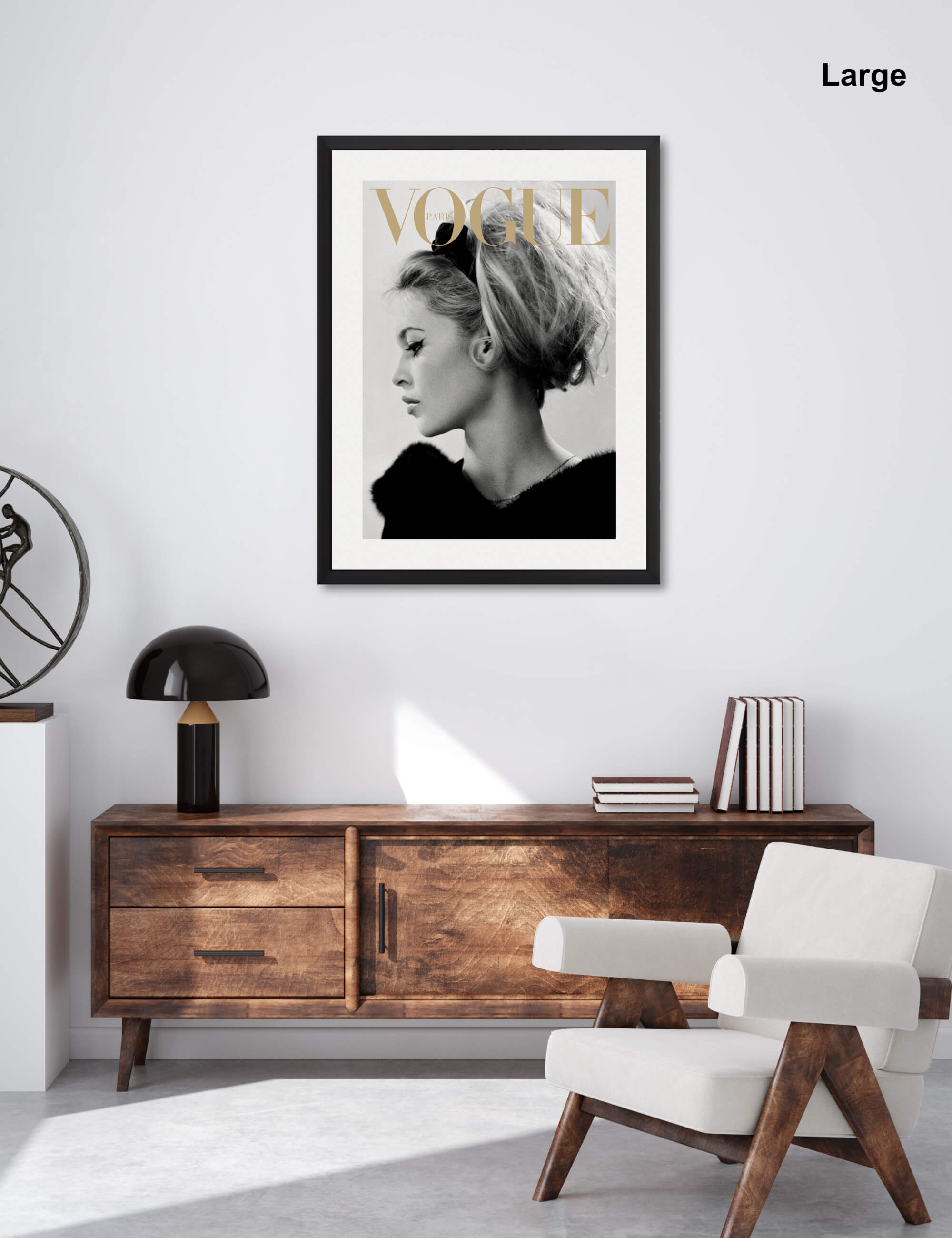 Vogue Brigitte Bardot Wall Art for Office
