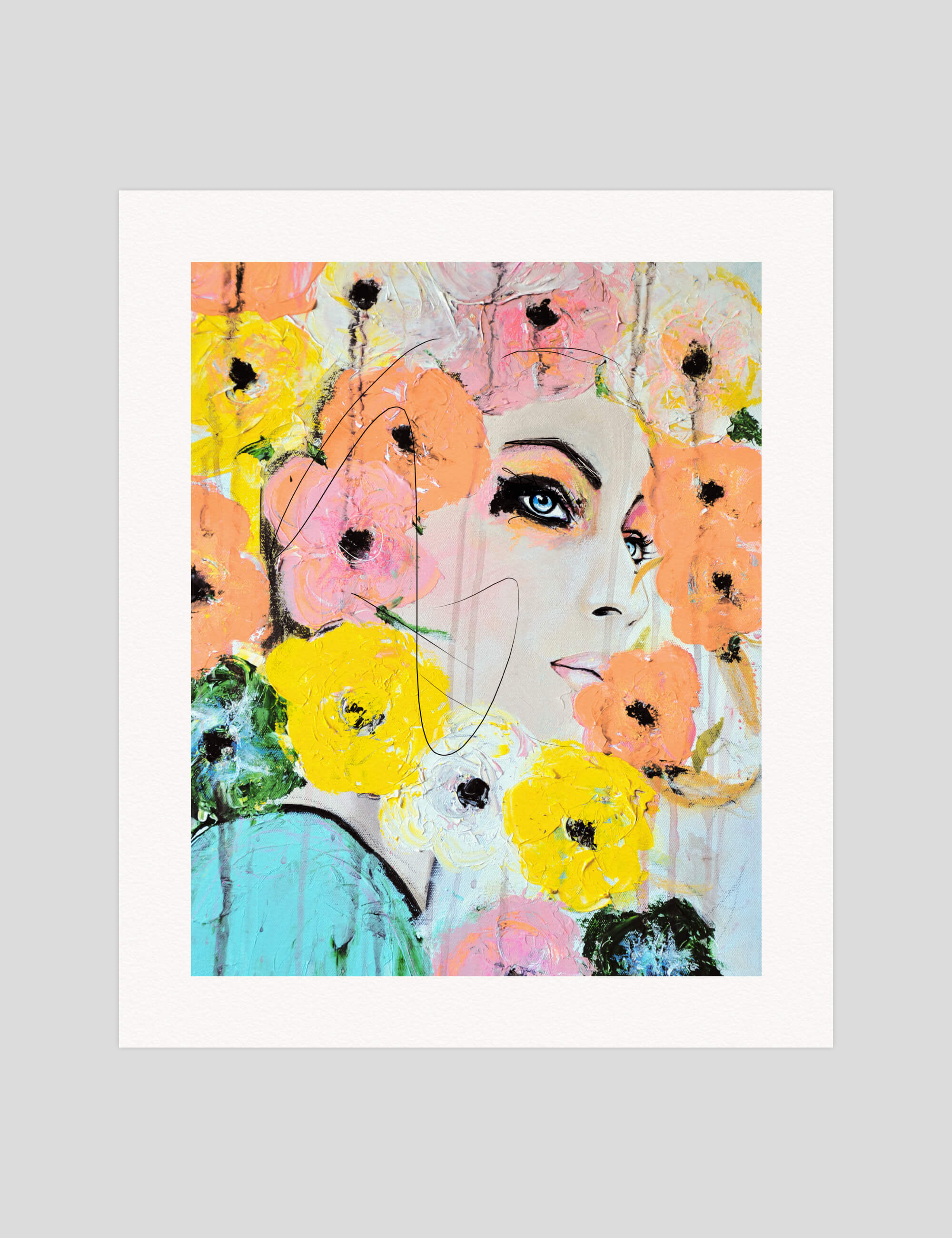 Leigh Viner Collide gallery quality art print produced using 100% cotton rag textured art paper and pigment based archival inks in New Zealand.