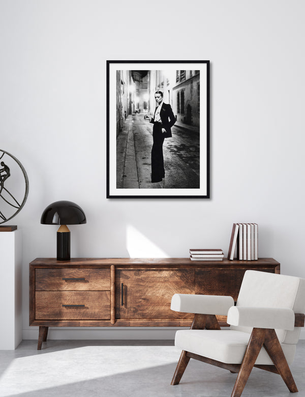 Le Smoking By Helmut Newton Art Print 