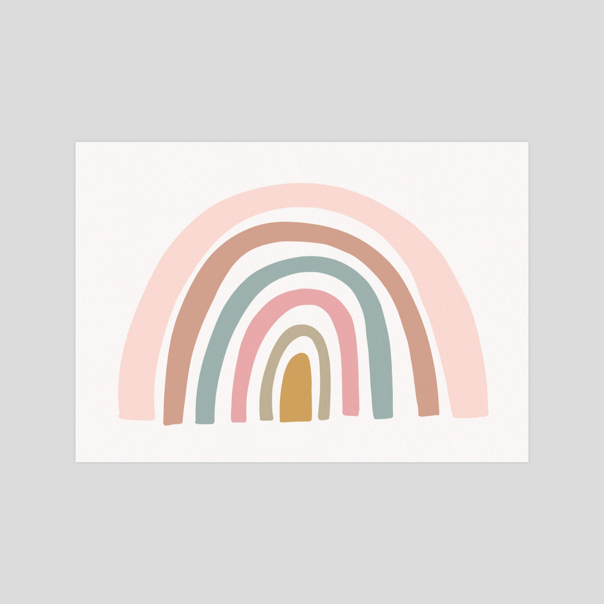 Lila & Lola Rainbow gallery quality art print produced using 100% cotton rag textured art paper and pigment based archival inks in New Zealand.