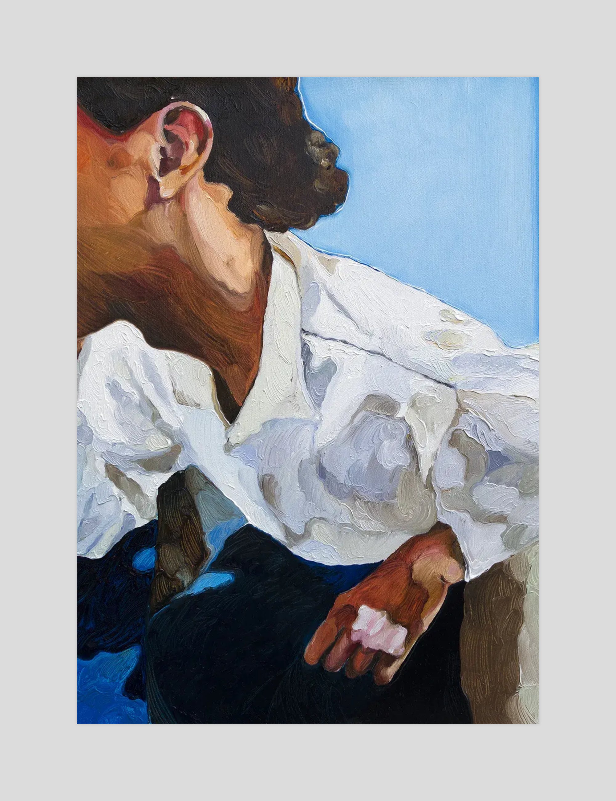 Lolita Pelegrime The Man I Met at a Bar gallery quality art print produced using 100% cotton rag textured art paper and pigment based archival inks in New Zealand.